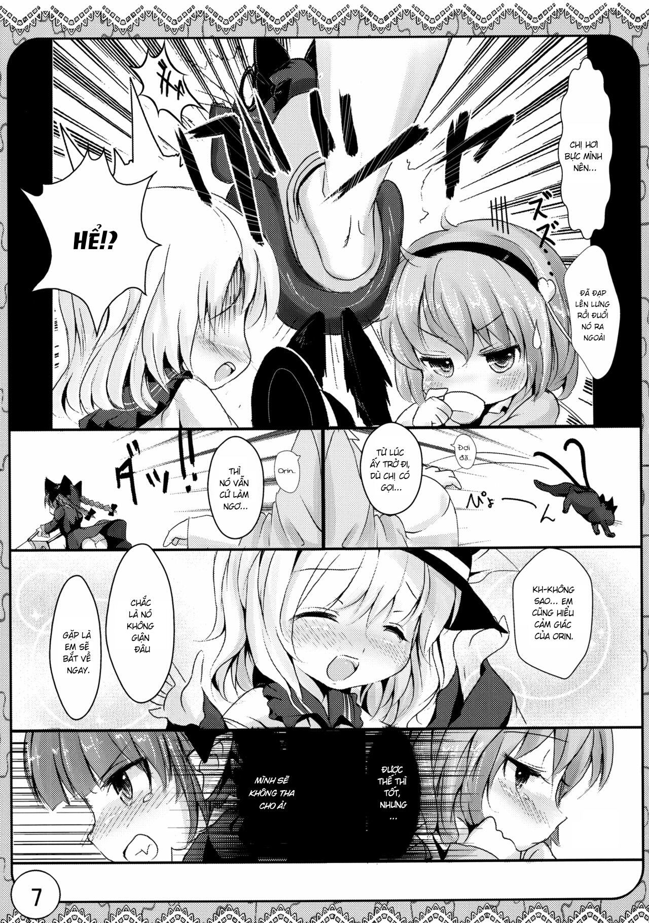 Đọc truyện hentai Ecchi-na Nekomimi (Touhou Project) - Oneshot