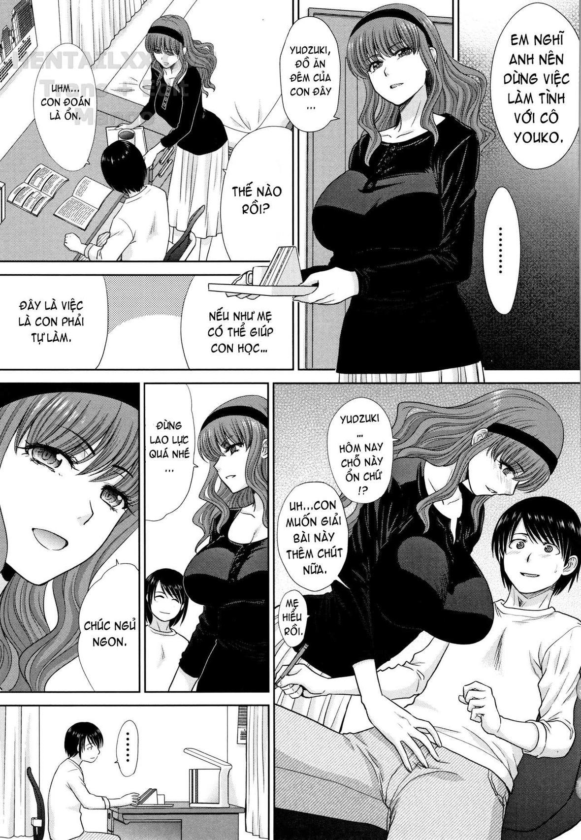Đọc truyện hentai Mother and Younger Sister - Chap 3