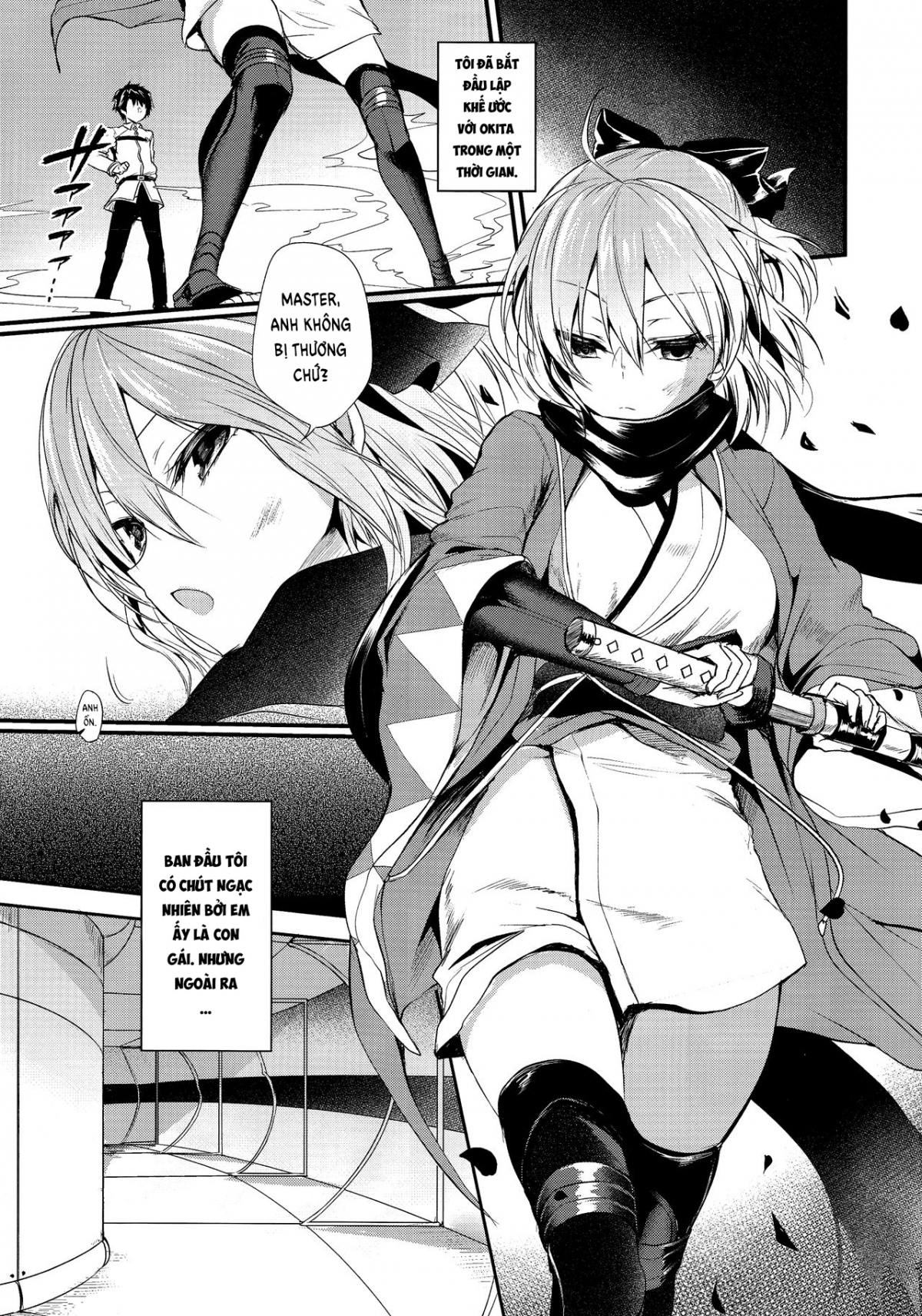 Đọc truyện hentai Torokeru Okita-san - Oneshot