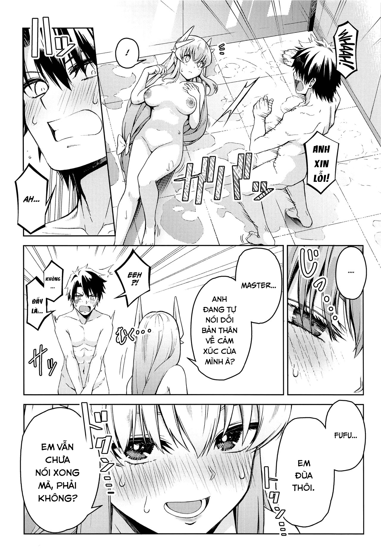 Đọc truyện hentai Ah, Master, thành thật nào ♡ - Oneshot
