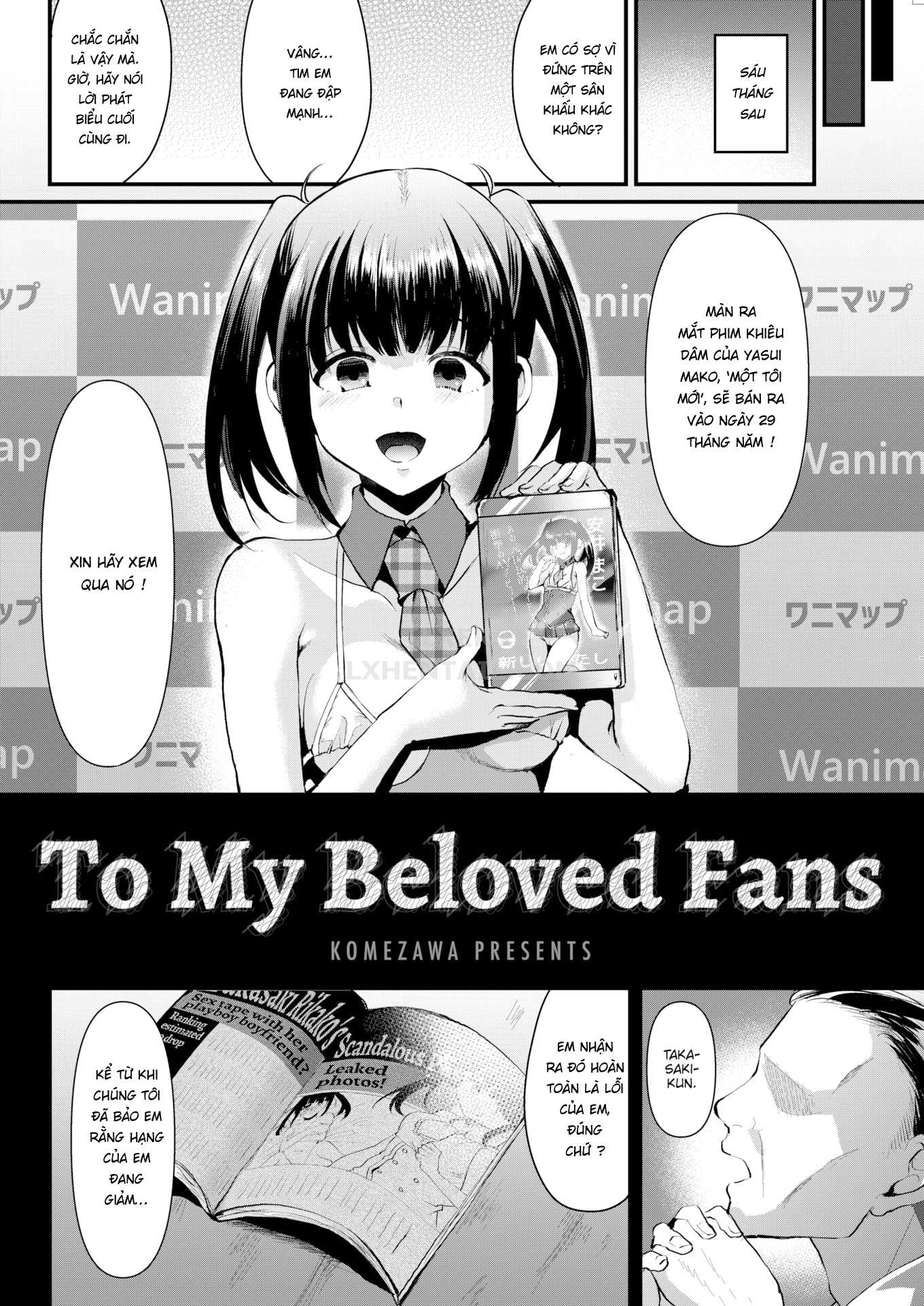 Đọc truyện hentai To My Beloved Fans - Oneshot