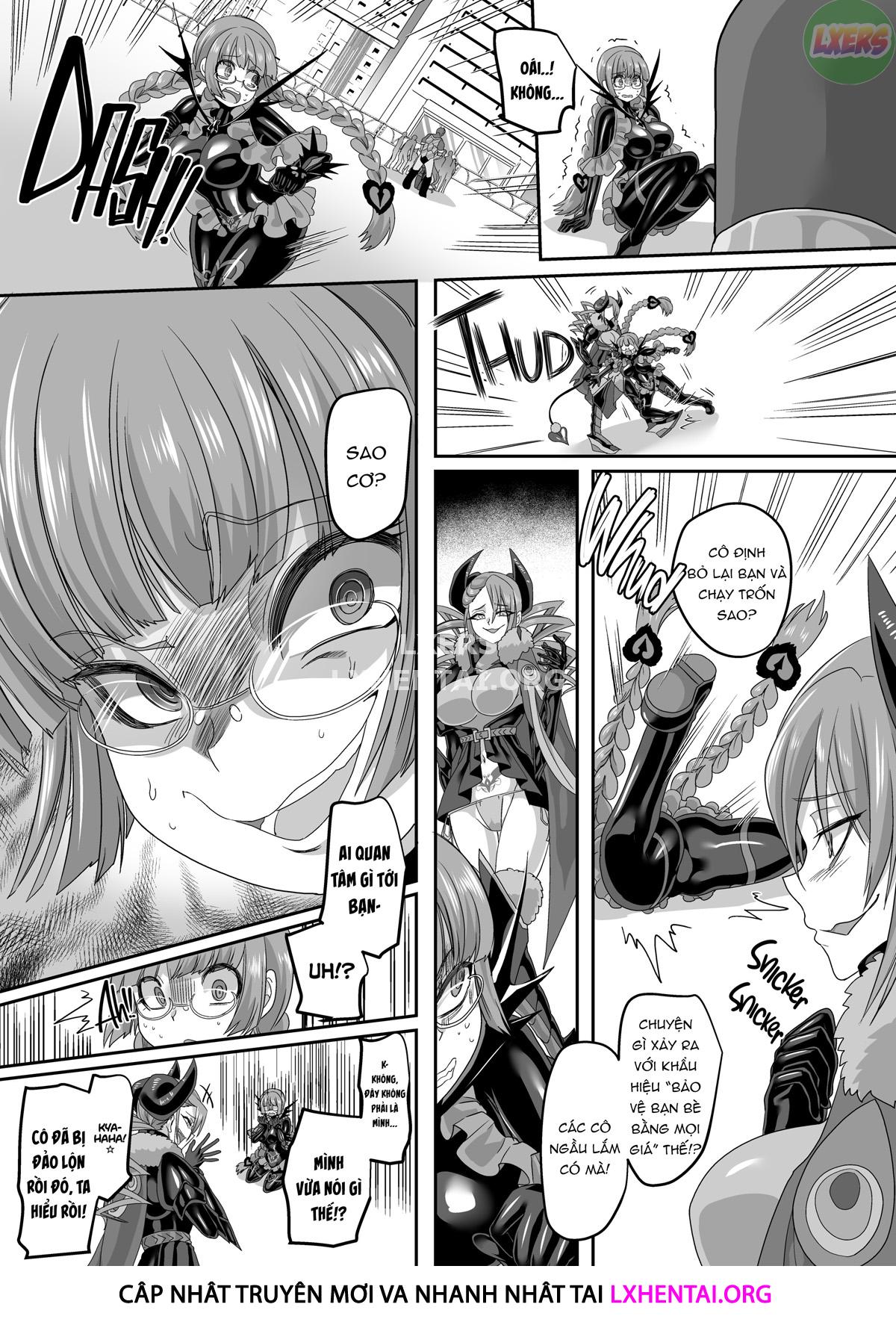 Đọc truyện hentai Saikyou no Seigi no Hero wa Kagami no Naka de wa Saijaku no Kaijin - Oneshot