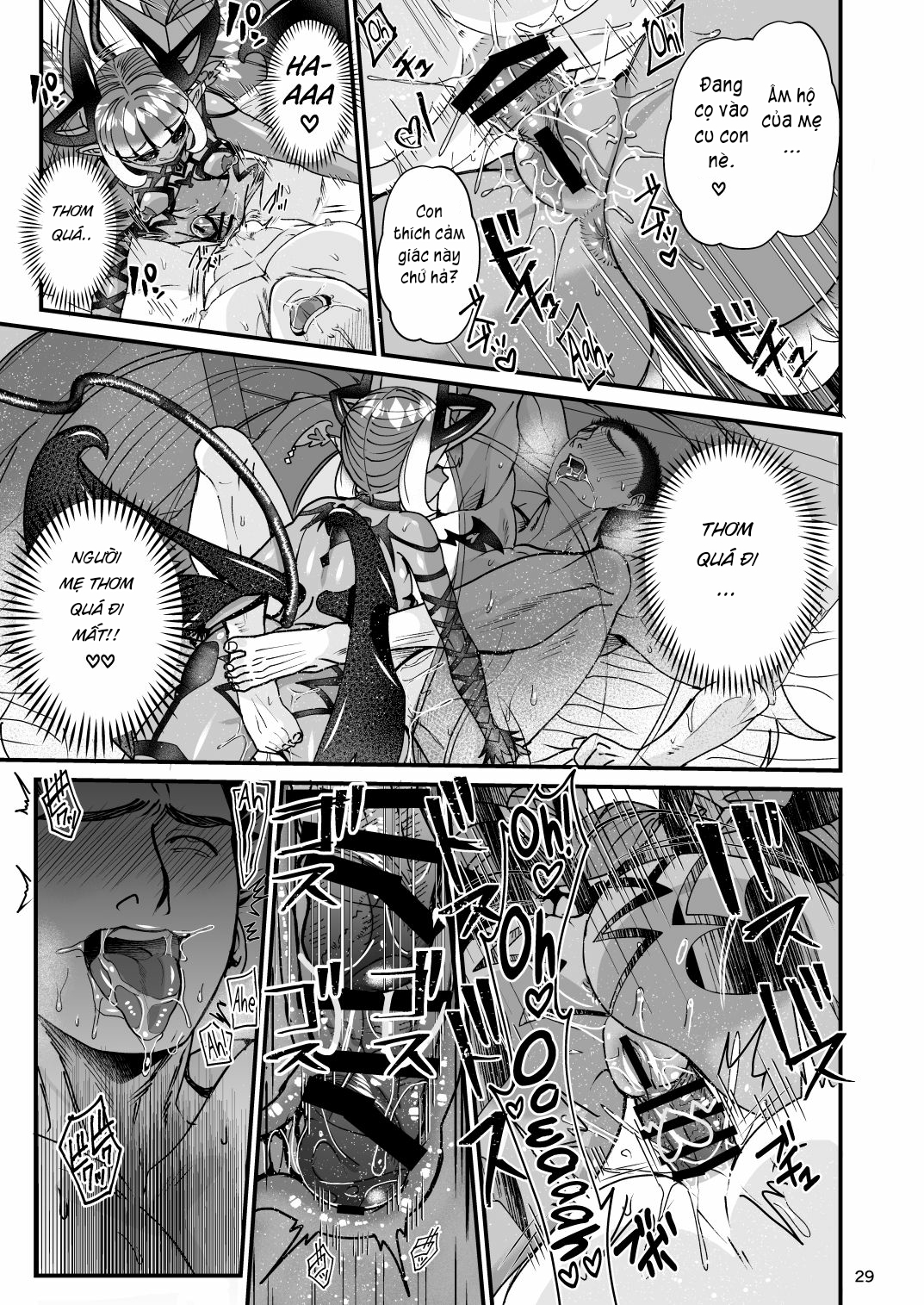 Đọc truyện hentai Futanari Devil Mama no Mesu ni Naru - Oneshot.