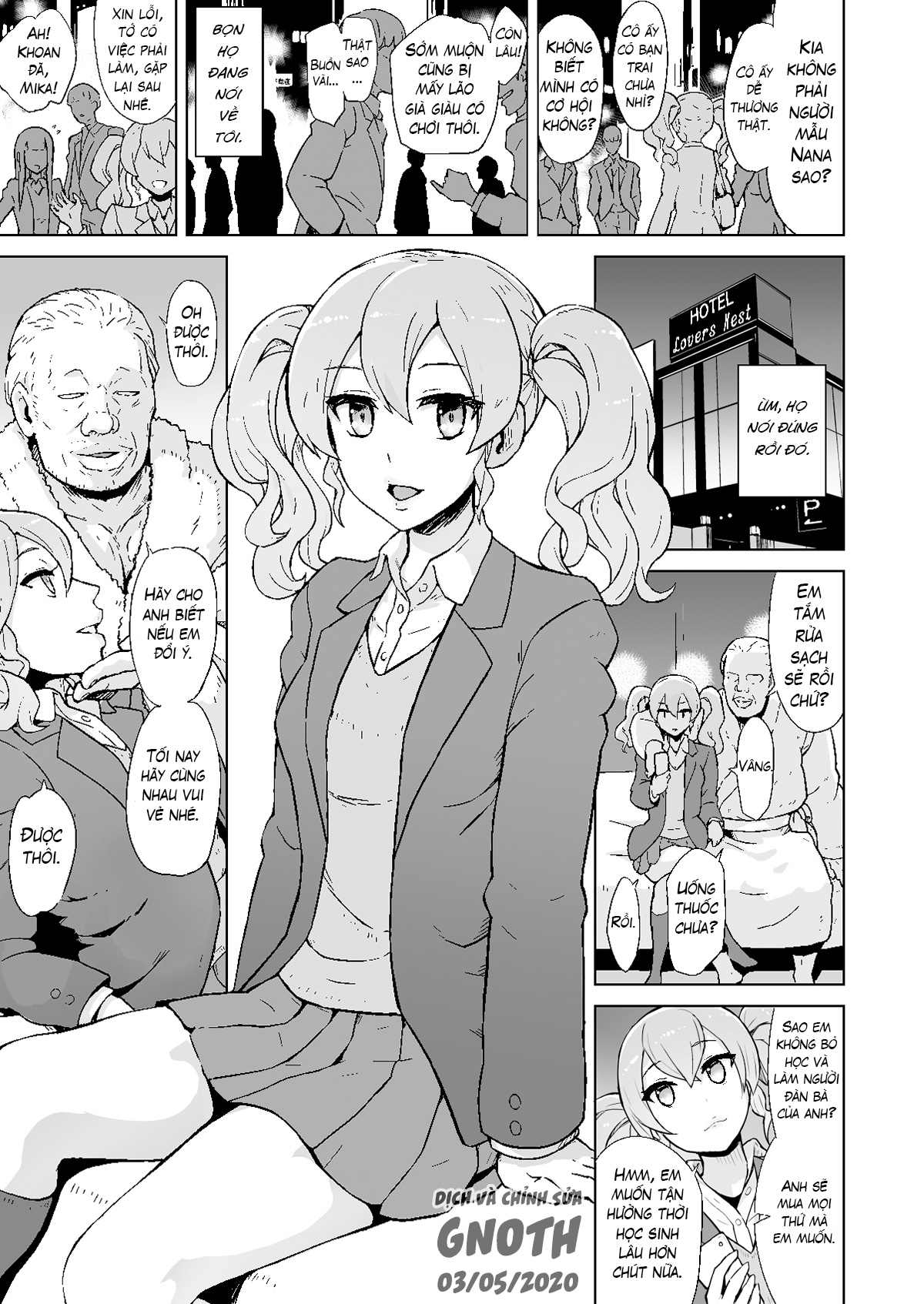 Đọc truyện hentai Ojisan Senyou Anadorei Mika - Oneshot