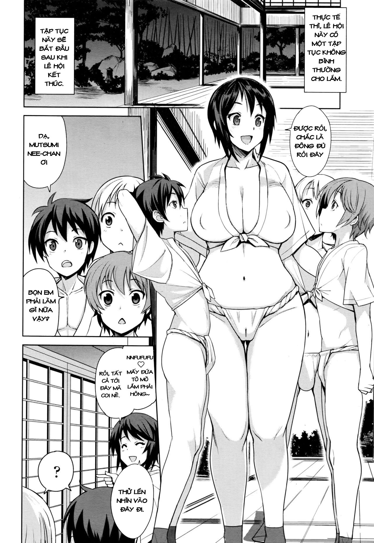 Đọc truyện hentai Mutsumi-san no Hanshoku Katsudou Kiroku - Chap 2: May mắn trở thành cô giáo Thảo