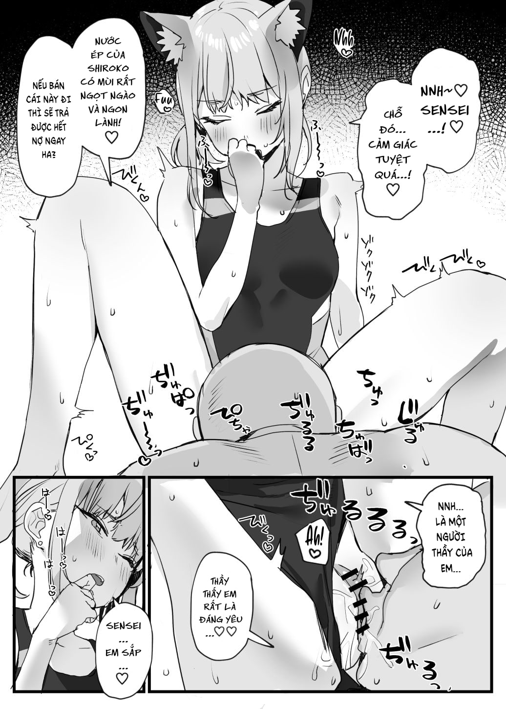 Đọc truyện hentai Mizugi Shiroko Ero Manga - Oneshot