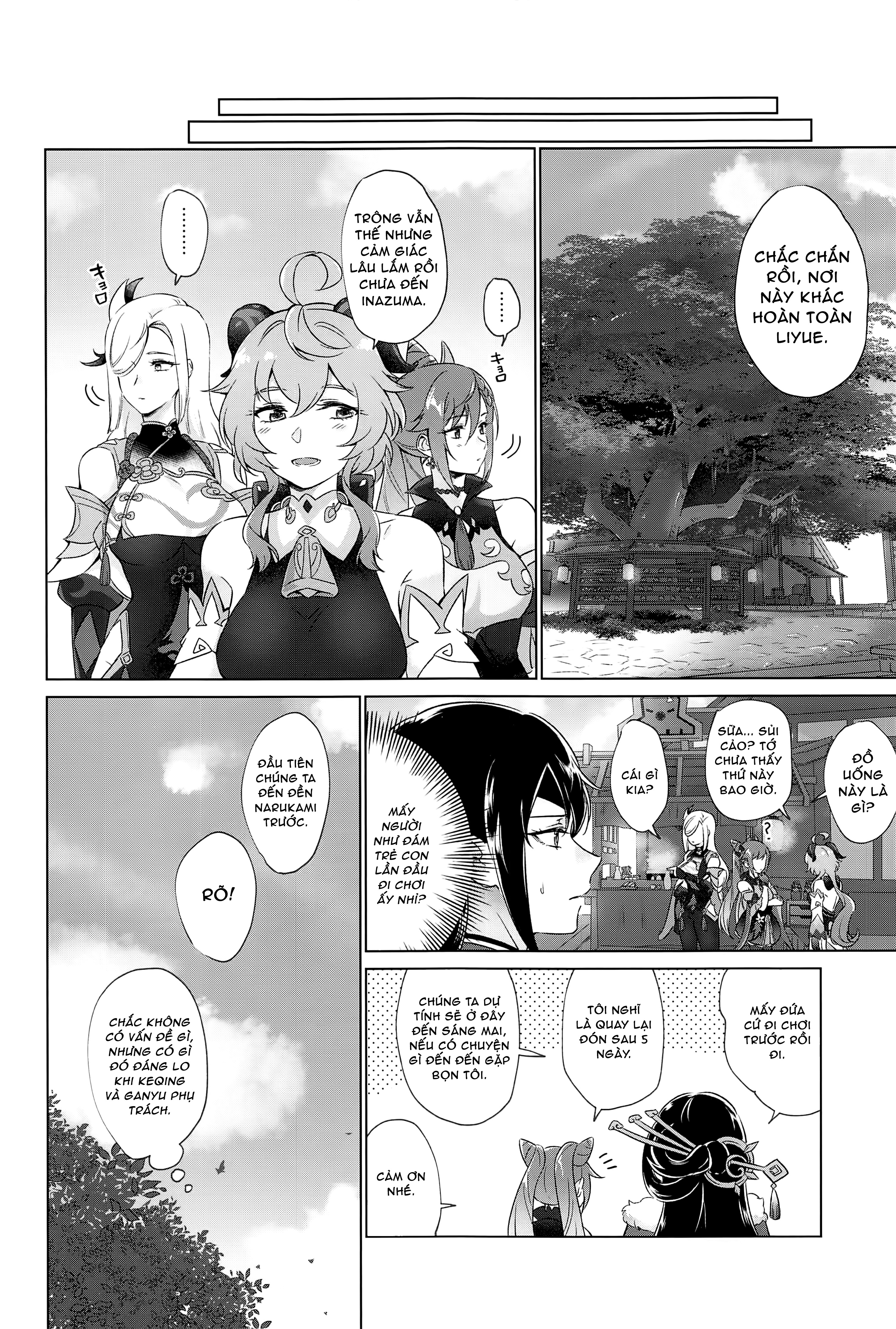 Đọc truyện hentai Nghiệm pháp tình dục kiểu Liyue - Oneshot full