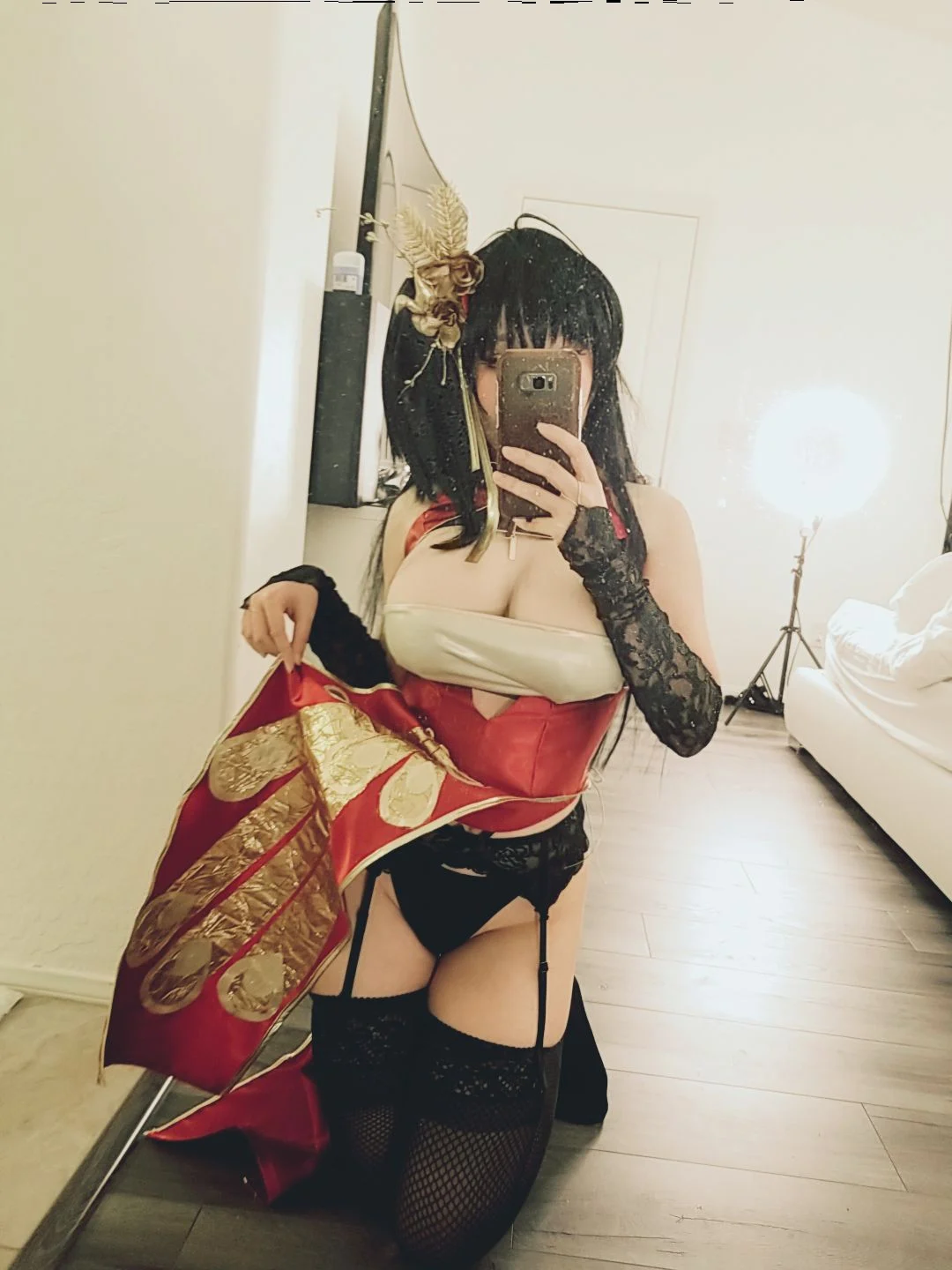 Đọc truyện hentai Tuyển tập Albums siêu phẩm Cosplay - Chap 605 - Rinnie Riot – Taihou Qipao