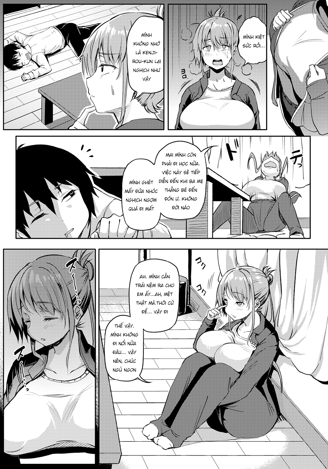 Đọc truyện hentai Cô chị mê ngủ và thằng nhóc hư hỏng - Oneshot