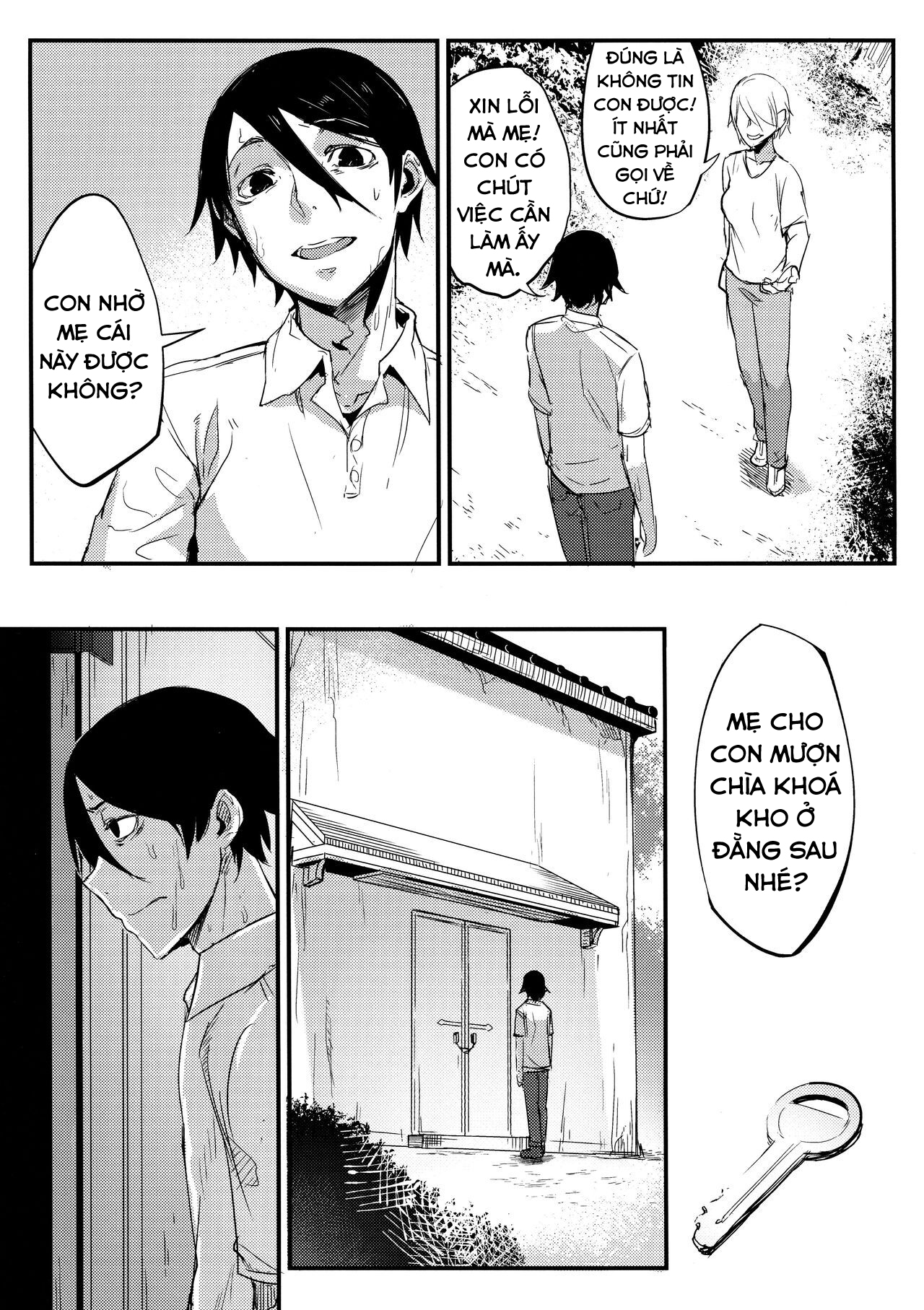 Đọc truyện hentai Nền Trắng Kí Ức - Chap 4 - Kết thúc vòng lặp - Bad Ending