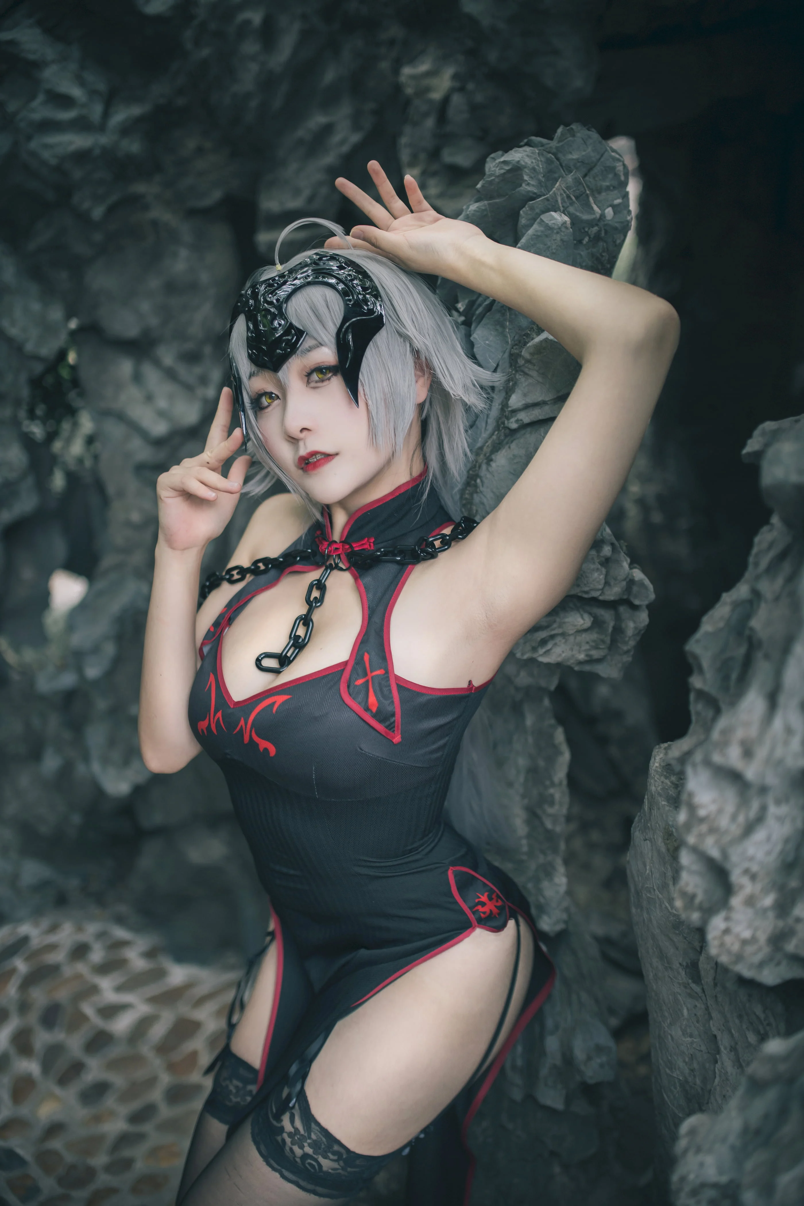 Đọc truyện hentai Tuyển tập Albums siêu phẩm Cosplay - Chap 694 - Miido Black Jeanne