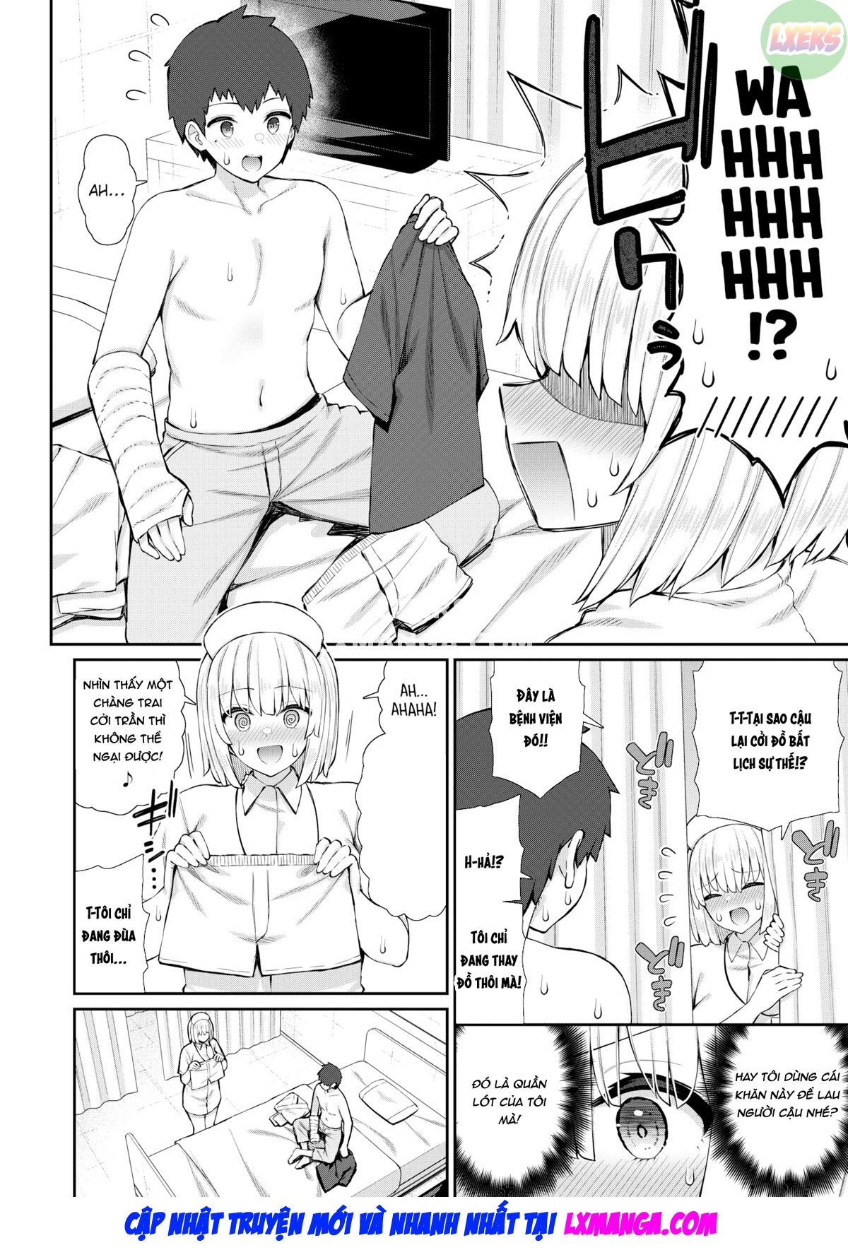 Đọc truyện hentai Trải nghiệm đầu tiên của một Y tá mới vào nghề (Trinh nữ) - Oneshot