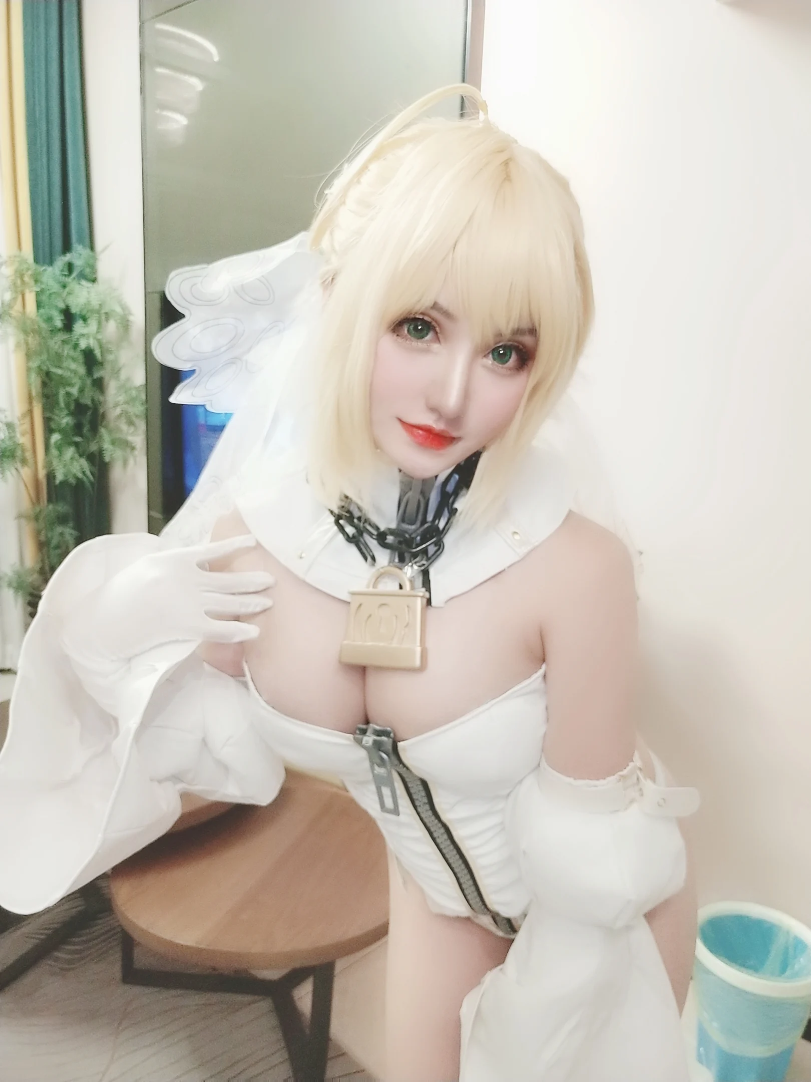 Đọc truyện hentai Tuyển tập Albums siêu phẩm Cosplay - Chap 446 - Summer Pigeon - Nero Bride