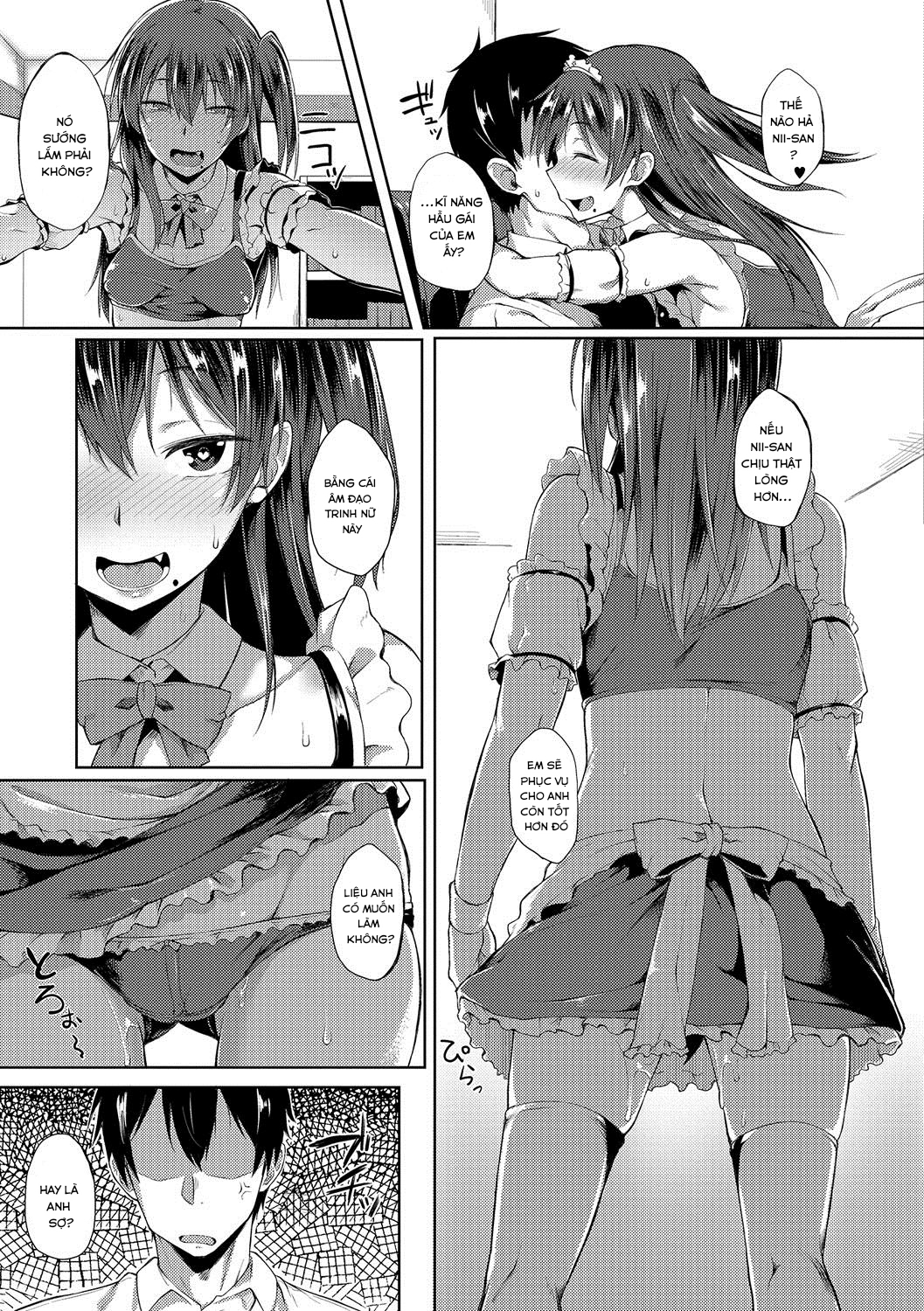 Đọc truyện hentai Em gái của tôi là hầu gái! - Oneshot