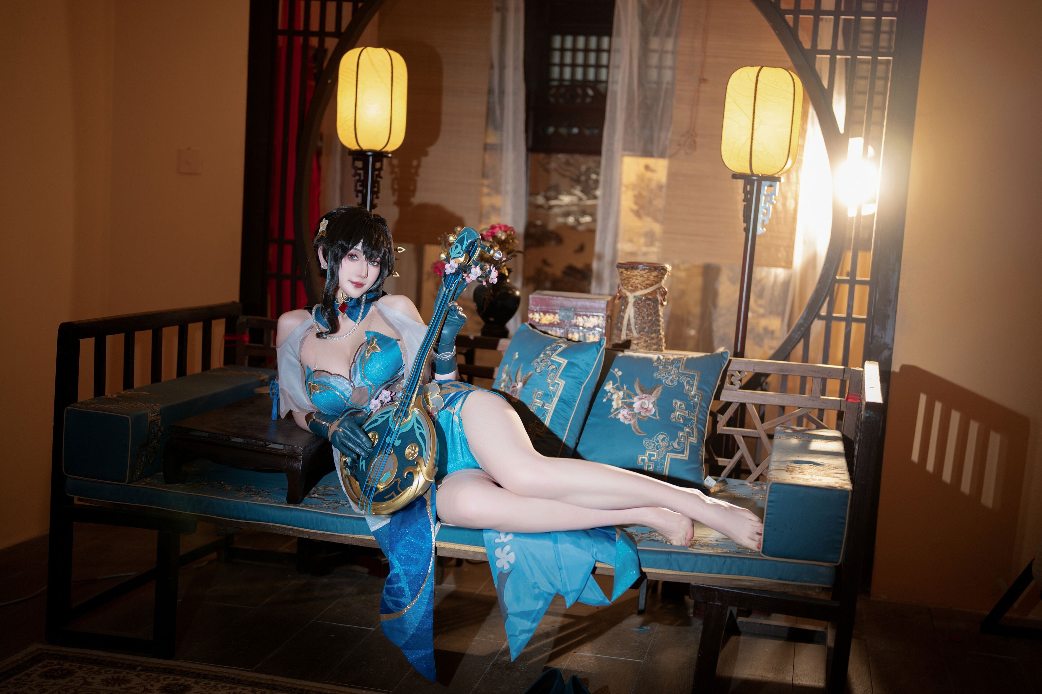 Đọc truyện hentai Tuyển tập Albums siêu phẩm Cosplay - Chap 1022 - Xinglan is Lanlan and calls her Lanmei - Collapse of the Star Sky Railway Ruan Mei