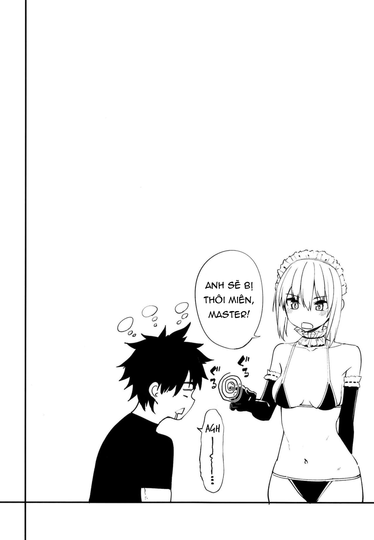 Đọc truyện hentai [Coffee Maker (Asamine Tel)] Master Senzoku Housi Club (Fate/Grand Order) - Oneshot