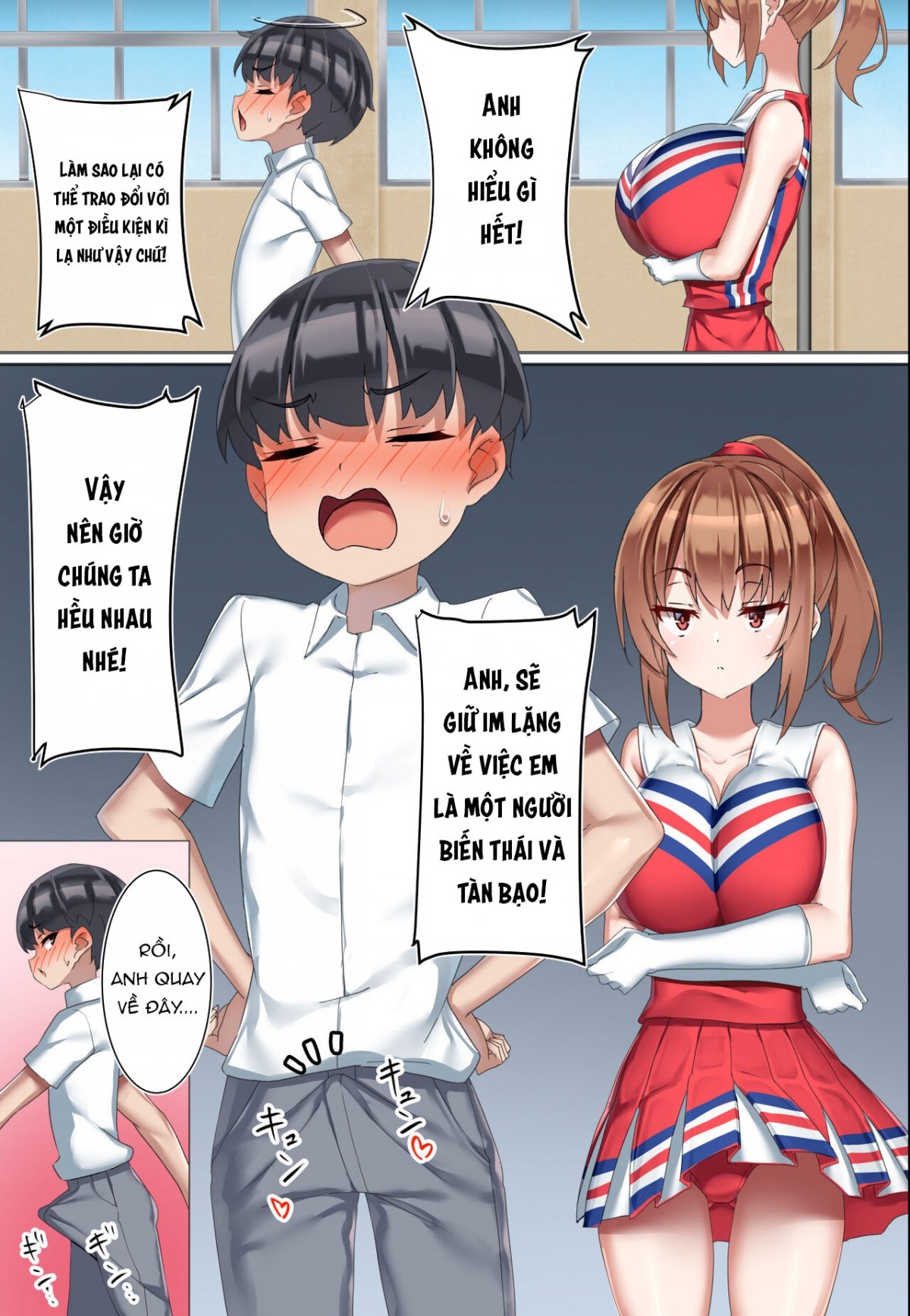 Đọc truyện hentai Kouhai Do-S Cheerleader ni Do-M Choukyou Sareta Otoko no Hanashi. - Chap 1