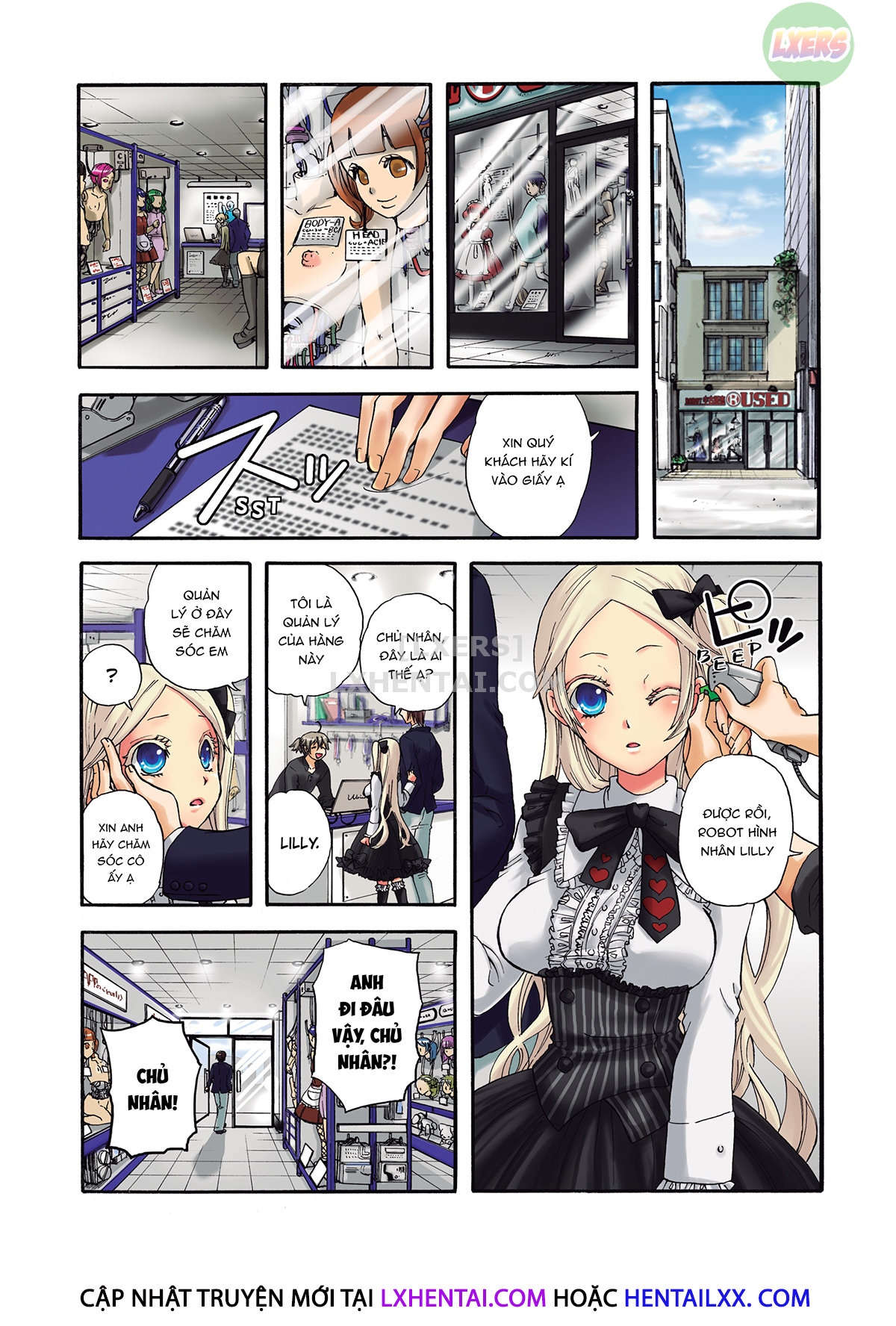 Đọc truyện hentai Robot thú cưng Lilly - Chap 4