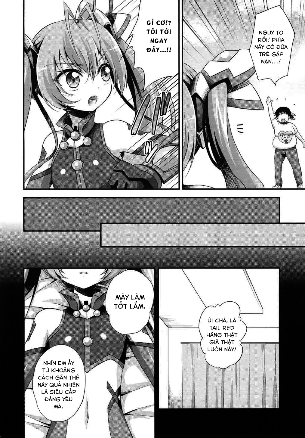 Đọc truyện hentai Hai bím đỏ tươi! - Oneshot