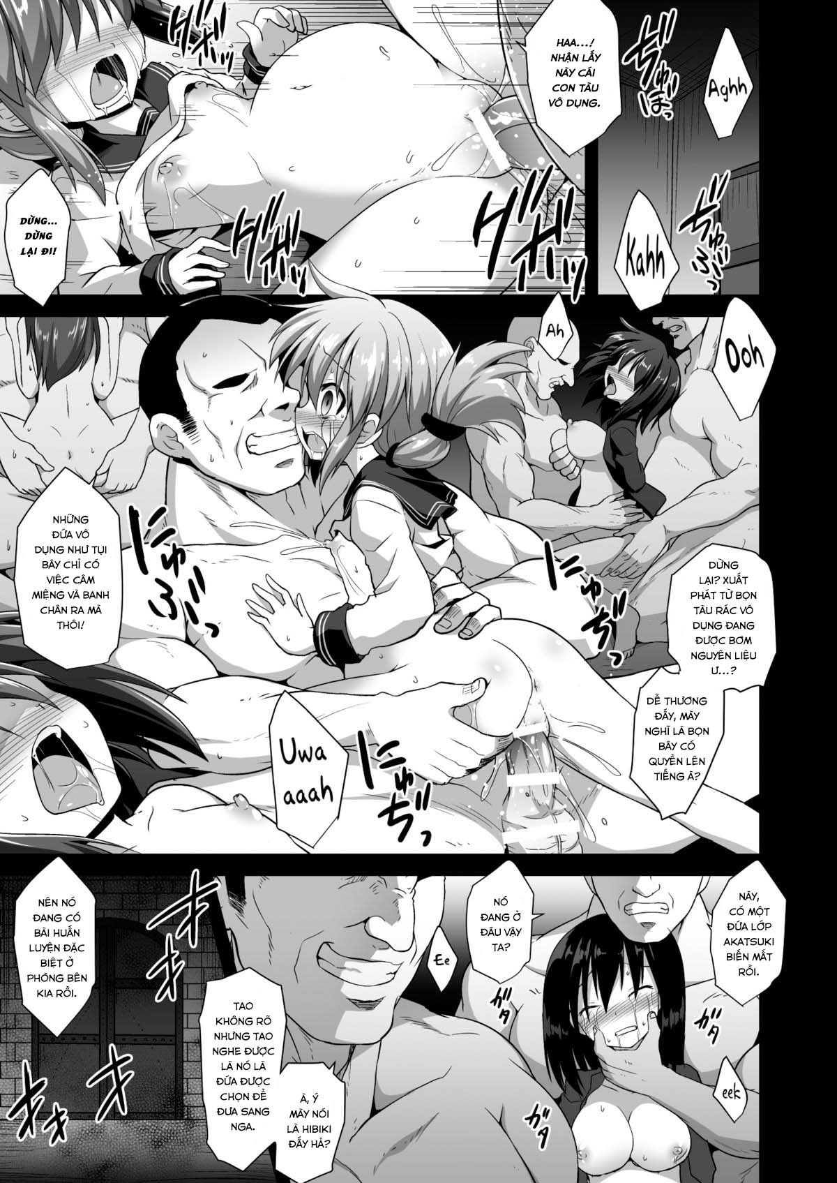 Đọc truyện hentai Thụ thai cho các bé nữ hạm (Kantai Collection -KanColle-) - Chap 2: Bé Hibiki