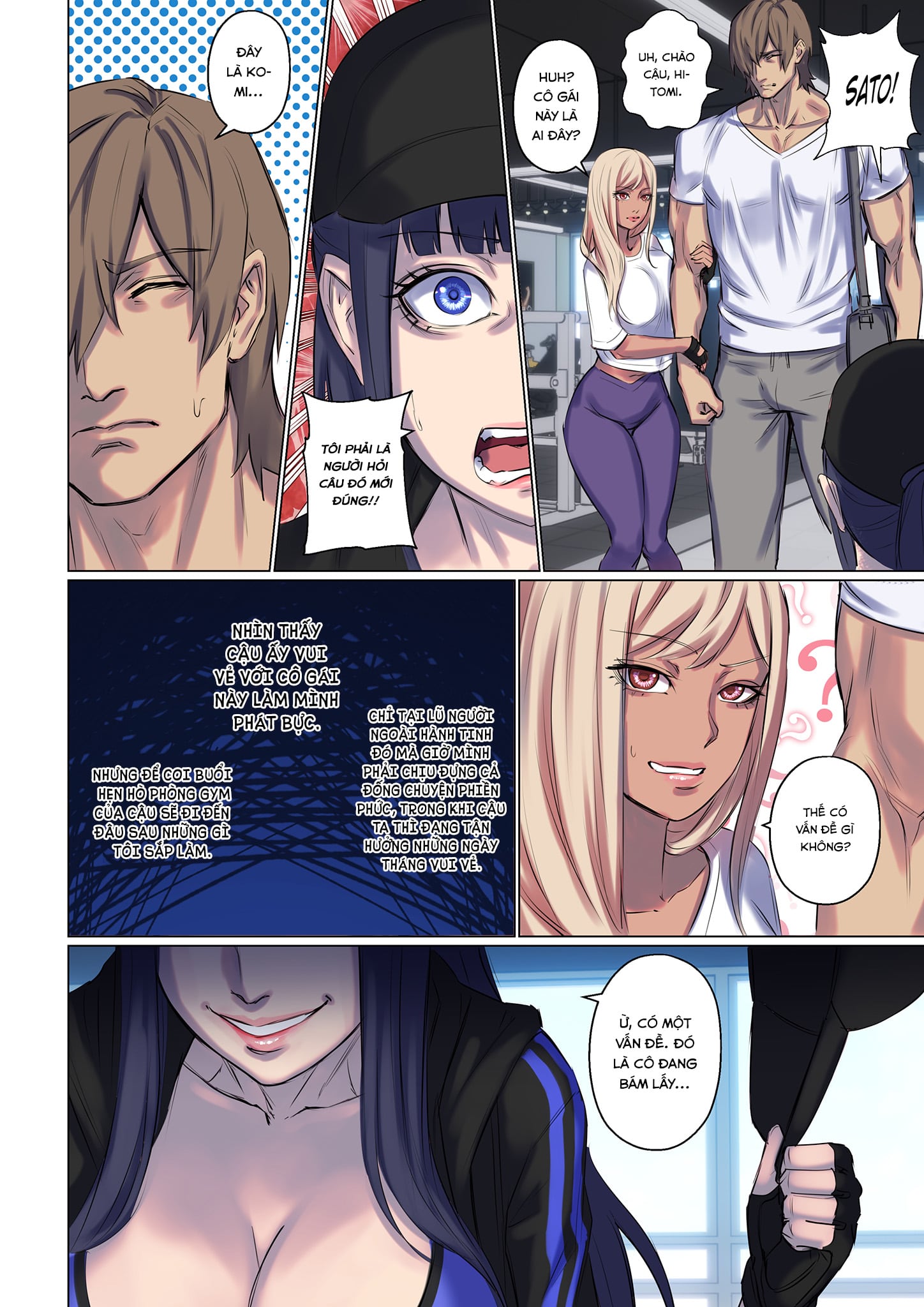 Đọc truyện hentai Bắt cóc người ngoài hành tinh - Chap 3 - Phòng gym