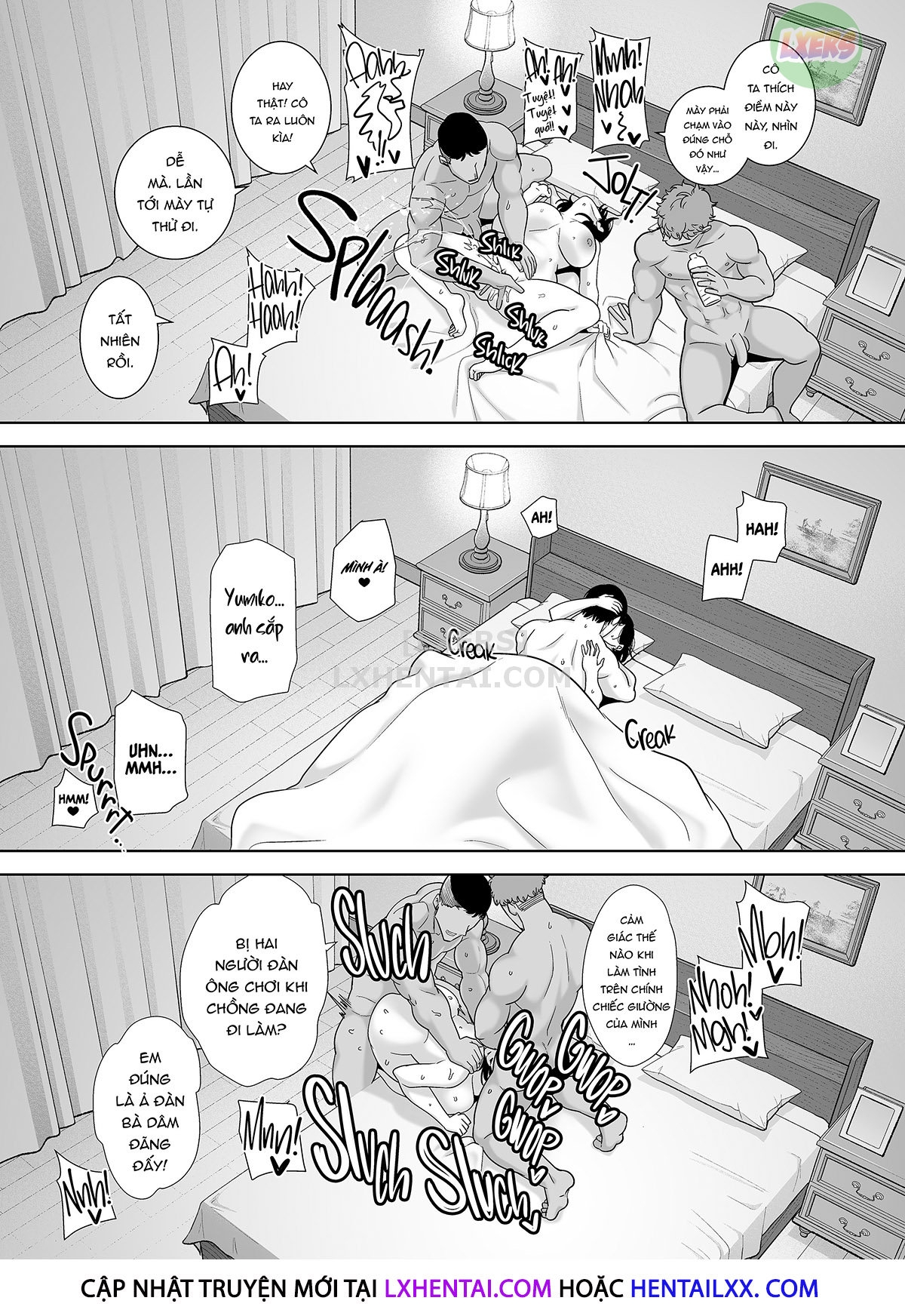 Đọc truyện hentai Natsuzuma ~Natsu, Ryokan, Nanpa Otoko-Tachi Ni Ochita Tsuma~ - Chap 4 - Không che