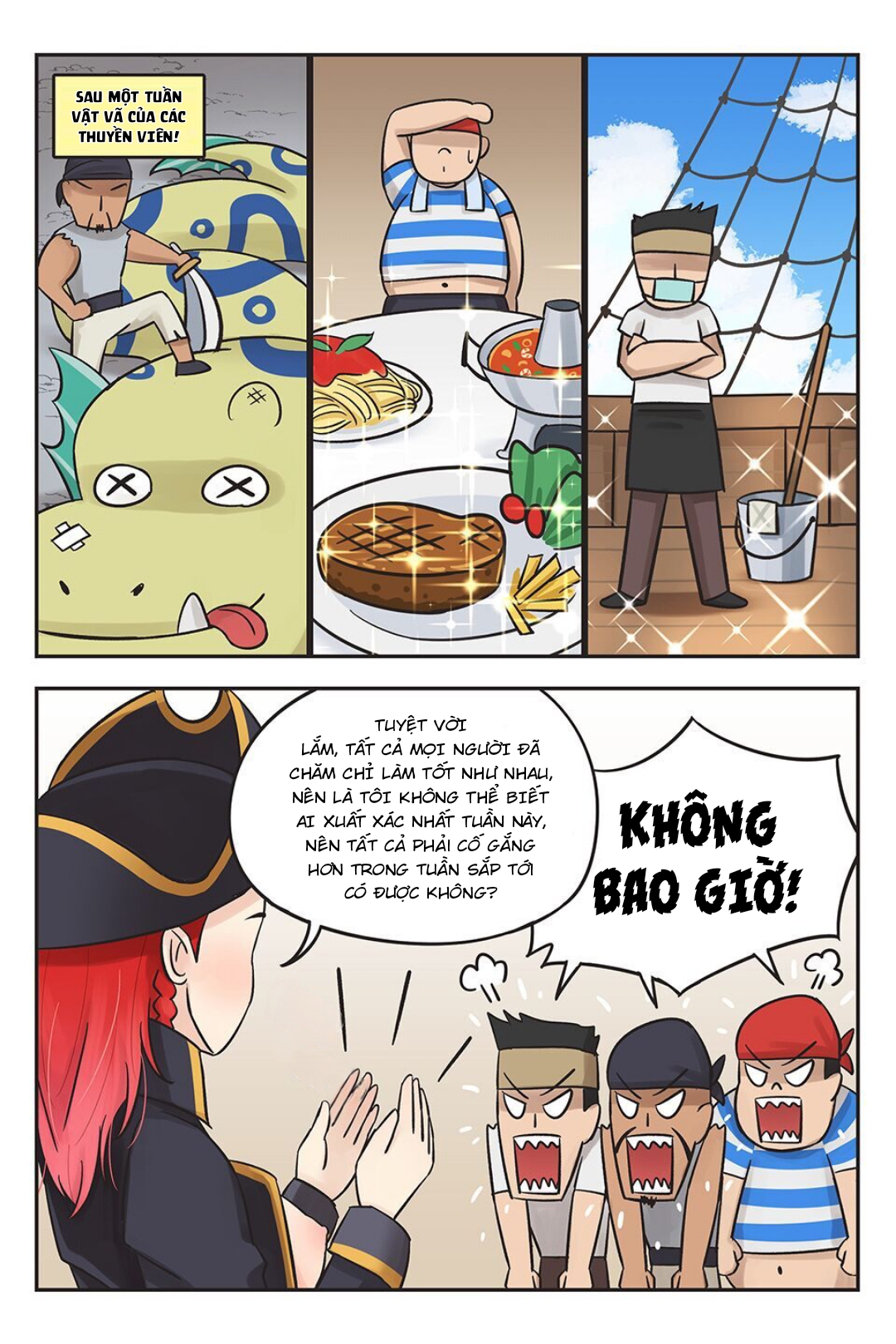 Đọc truyện hentai Rowan thuyền trưởng tóc đỏ - Chap 2