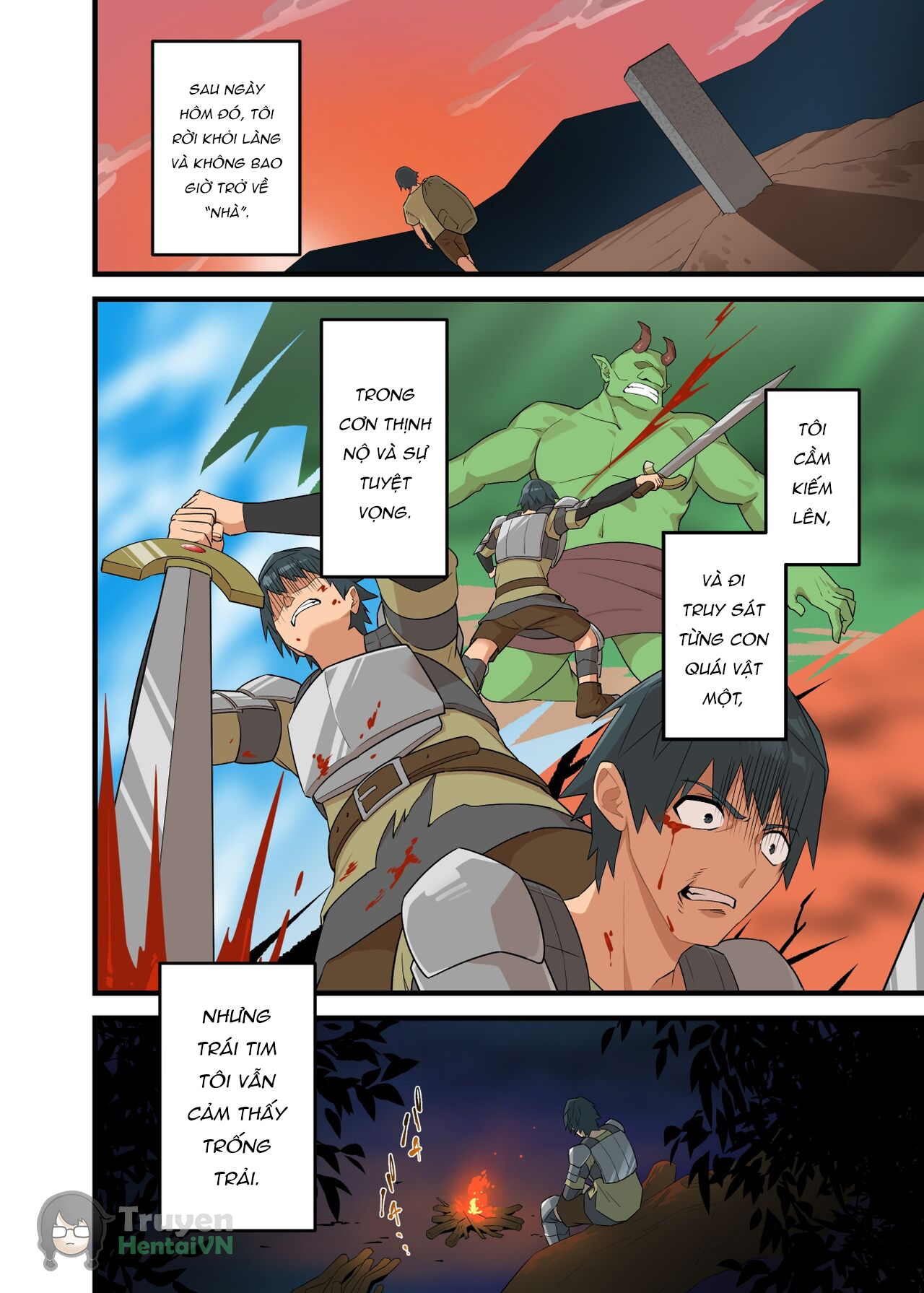 Đọc truyện hentai Thợ săn quỷ may mắn và cô quỷ hấp tinh múp rụp - Chap 1