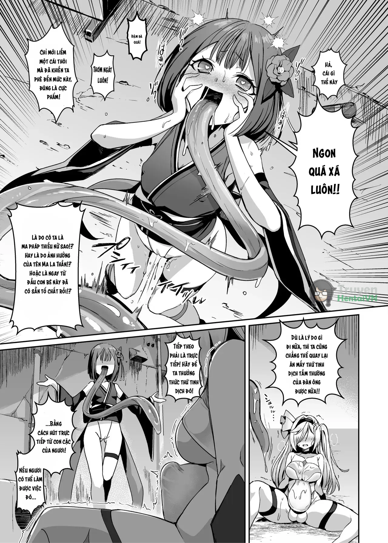 Đọc truyện hentai Mahou Shoujo Saint Lily Dankon ~Futanari o Hayasareta Mahou Shoujo ga Chinpo-gurui ni Ochiru Made~ - Oneshot
