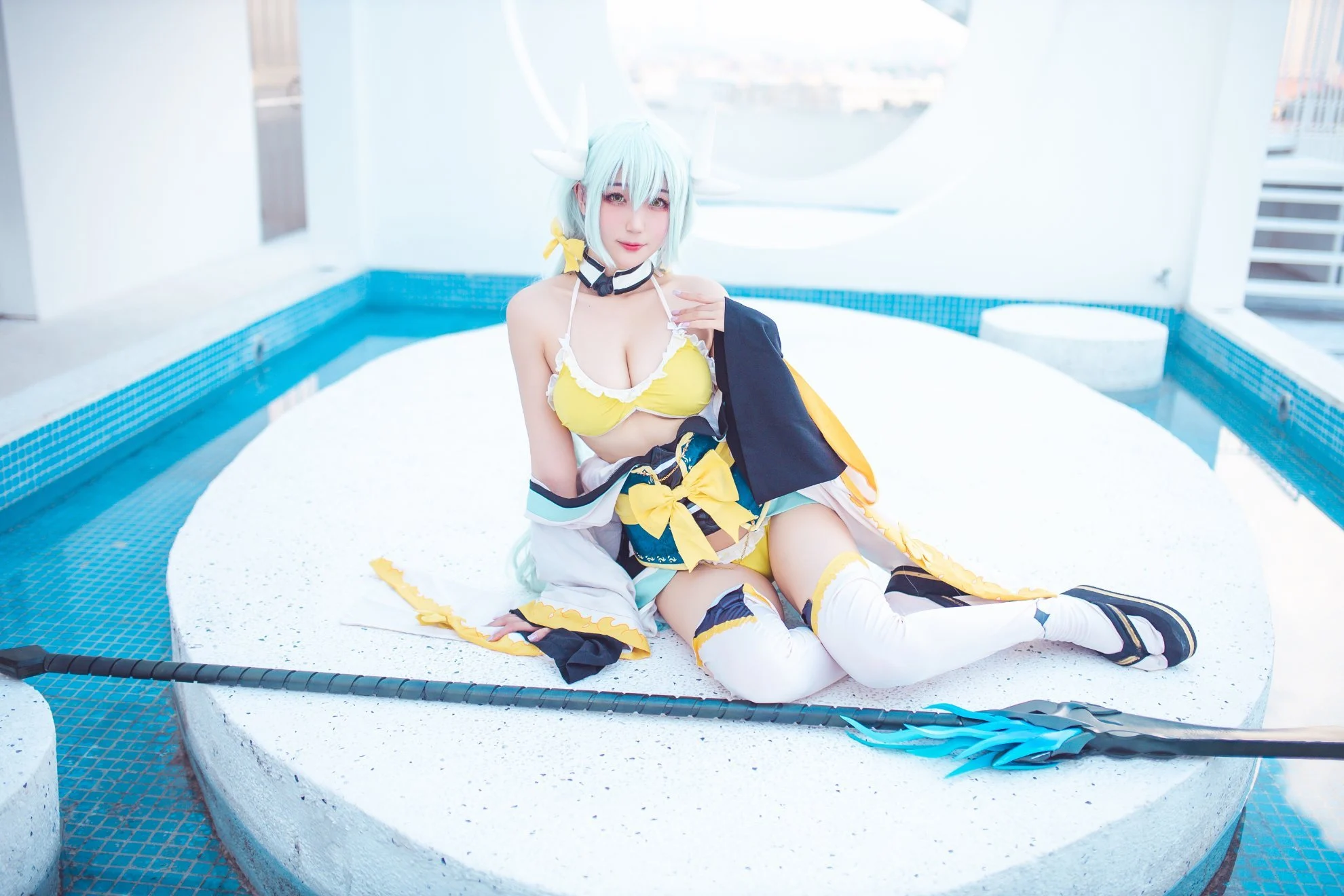 Đọc truyện hentai Tuyển tập Albums siêu phẩm Cosplay - Chap 888 - Zhou Ji is a cute rabbit NO.031 Qing Ji