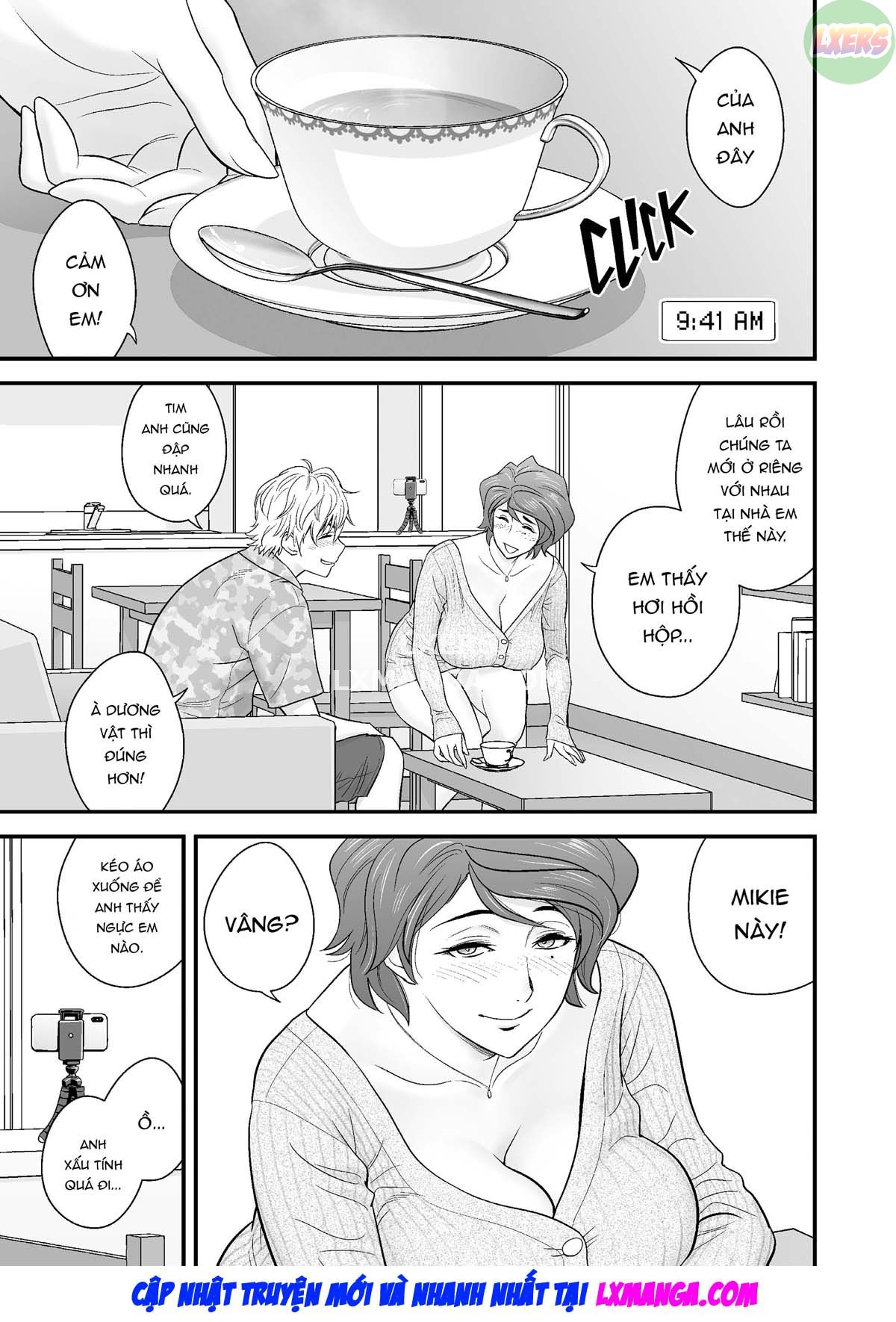 Đọc truyện hentai Vì mẹ tôi trở thành người yêu của bạn tôi - Chap 2