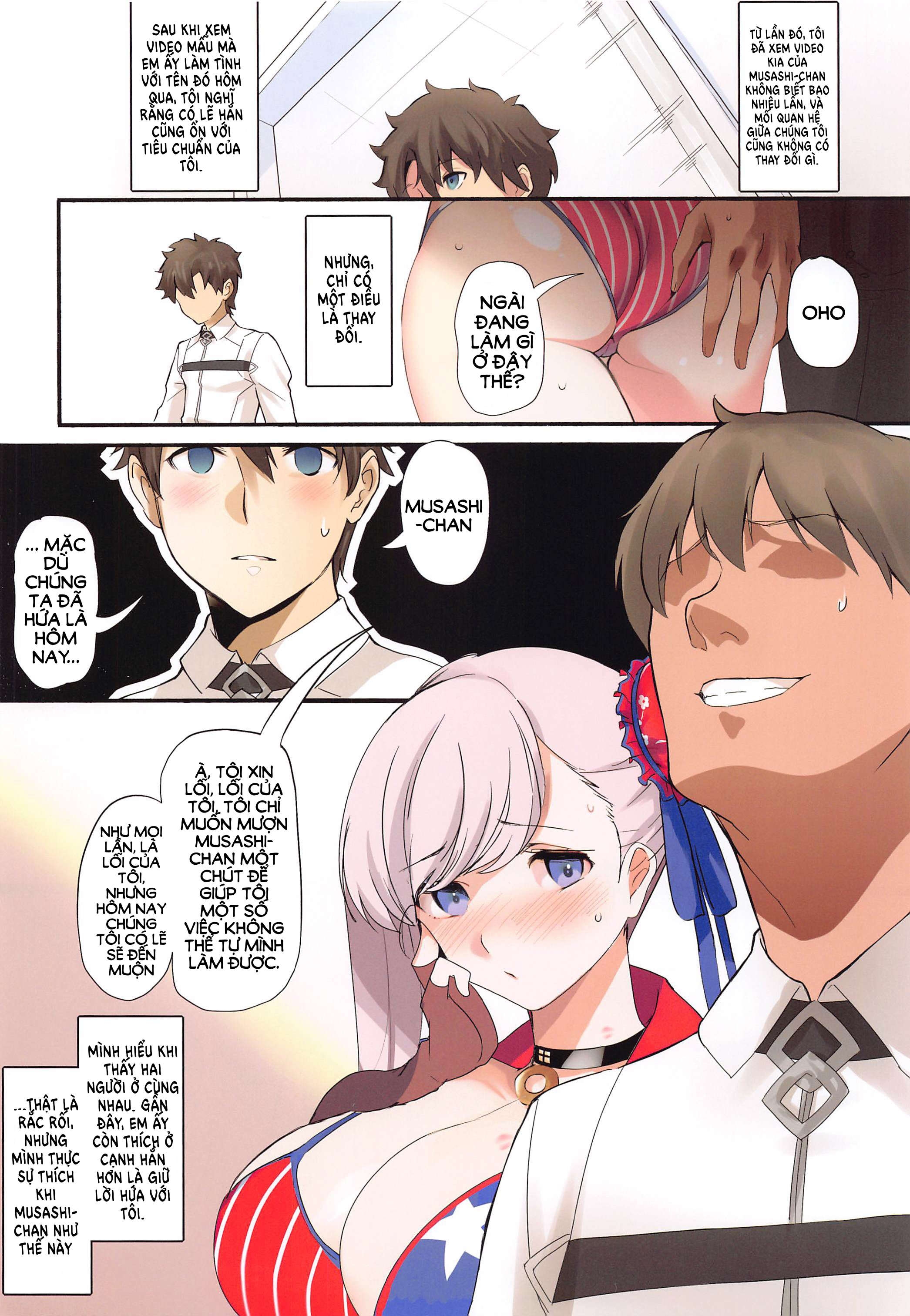 Đọc truyện hentai Netorase Nanoni Maji Ni Nacchau Miyamoto Musashi - Oneshot