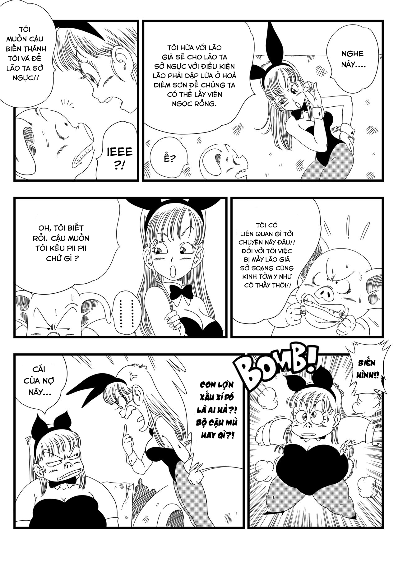 Đọc truyện hentai Hoá thân thành nàng thỏ! - Oneshot