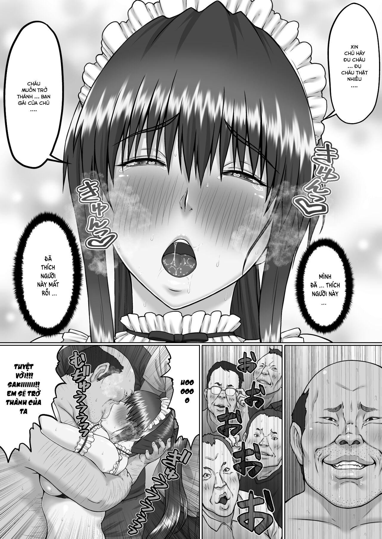 Đọc truyện hentai Nakadashi Oji-San Ni Nerawareta Mesu Wa Nigeru Koto Ga Dekinai ~Senaga Saki Hen - Chap 4
