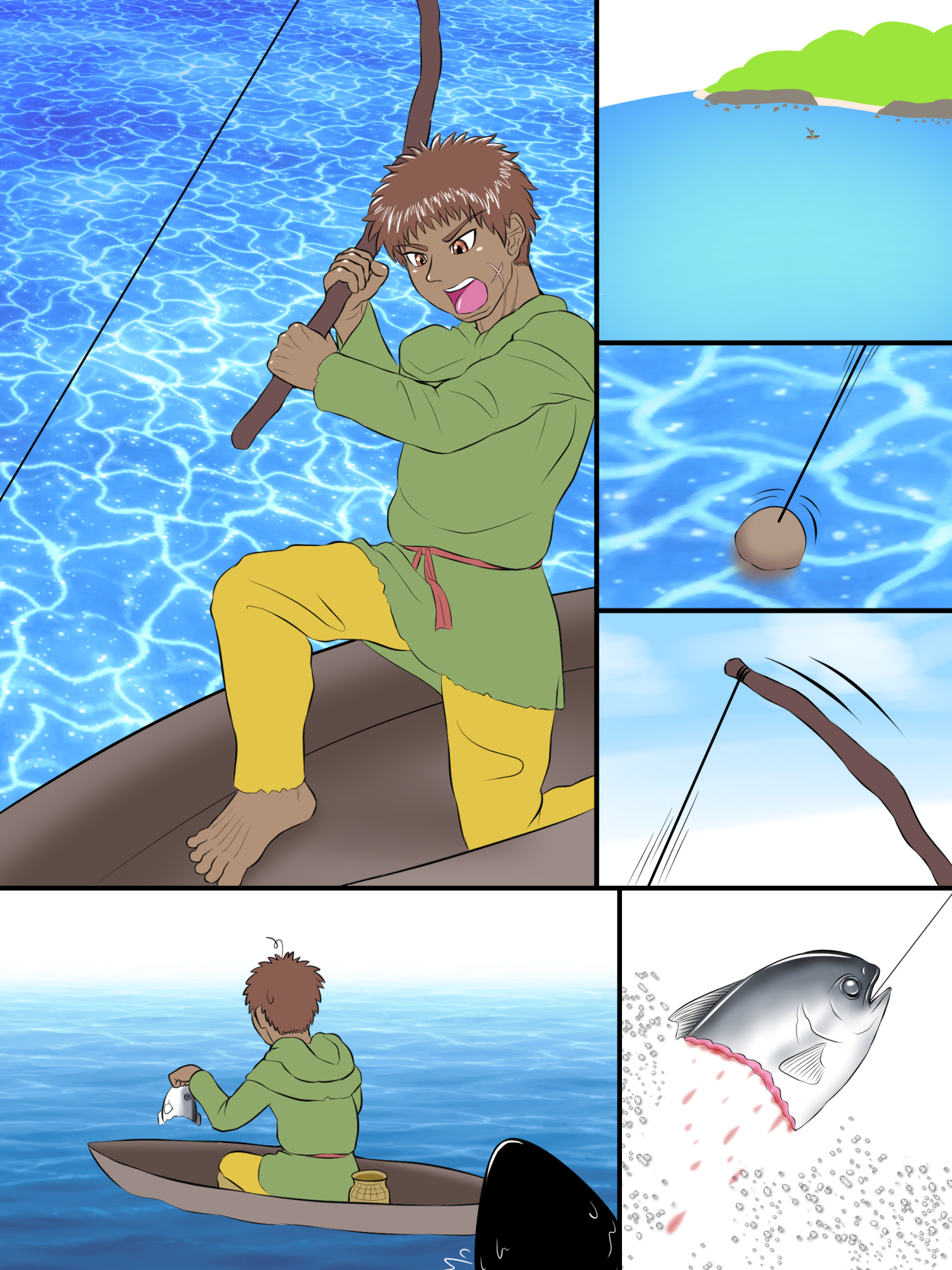 Đọc truyện hentai Demi-Human Chronicle ~ Solitary Fisherman and Shark Maid - Artist CG