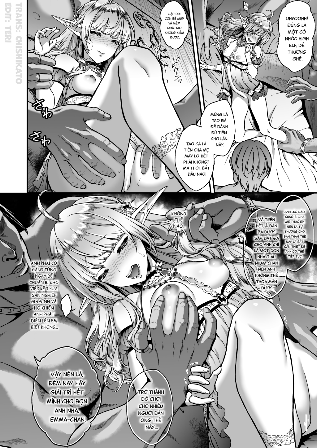 Đọc truyện hentai Tasogare No Shou Elf 4 - Oneshot