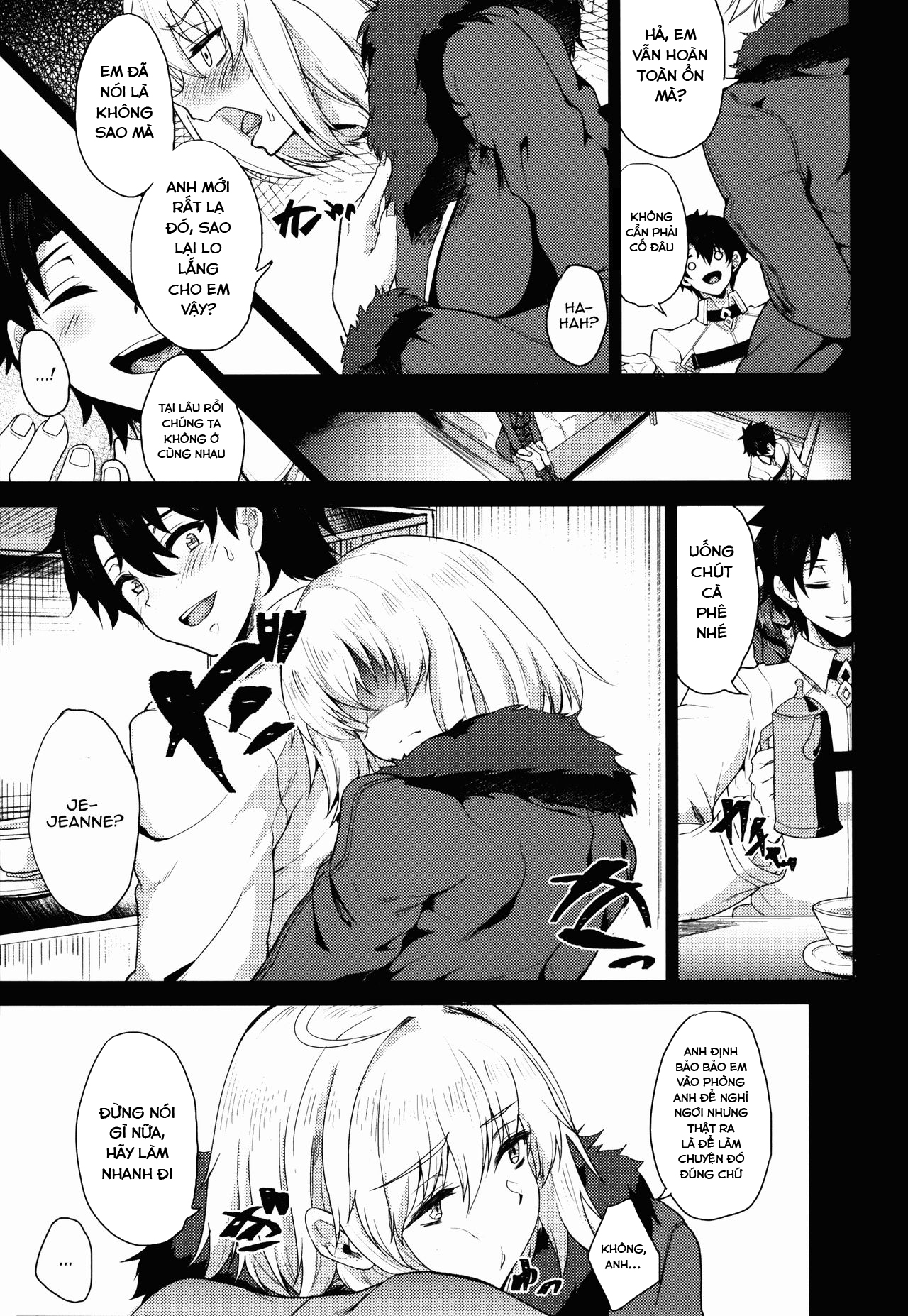 Đọc truyện hentai Shoushin no Boku to Oshi ni Yowasugiru Moto Seijo-sama to (Fate/Grand Order) - Oneshot