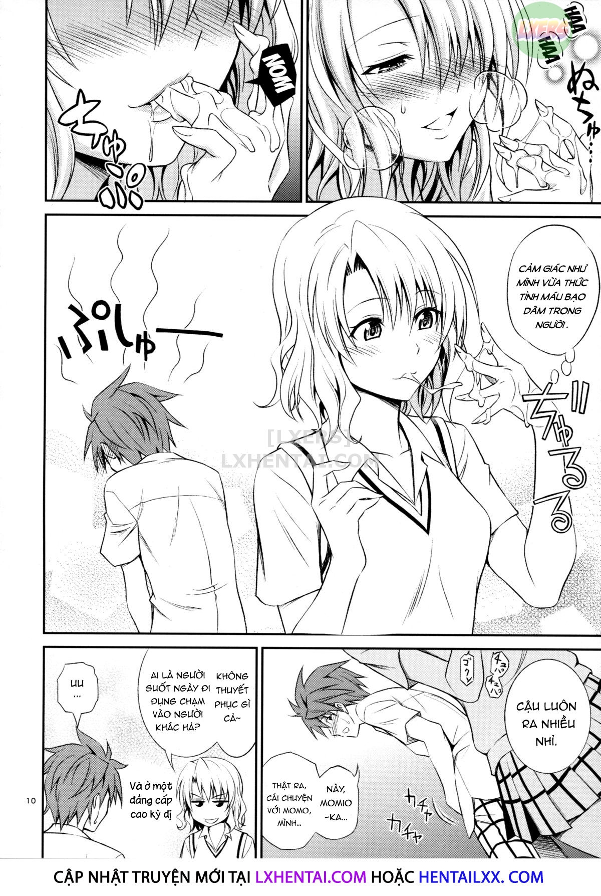 Đọc truyện hentai Momioka's Horniness - Oneshot