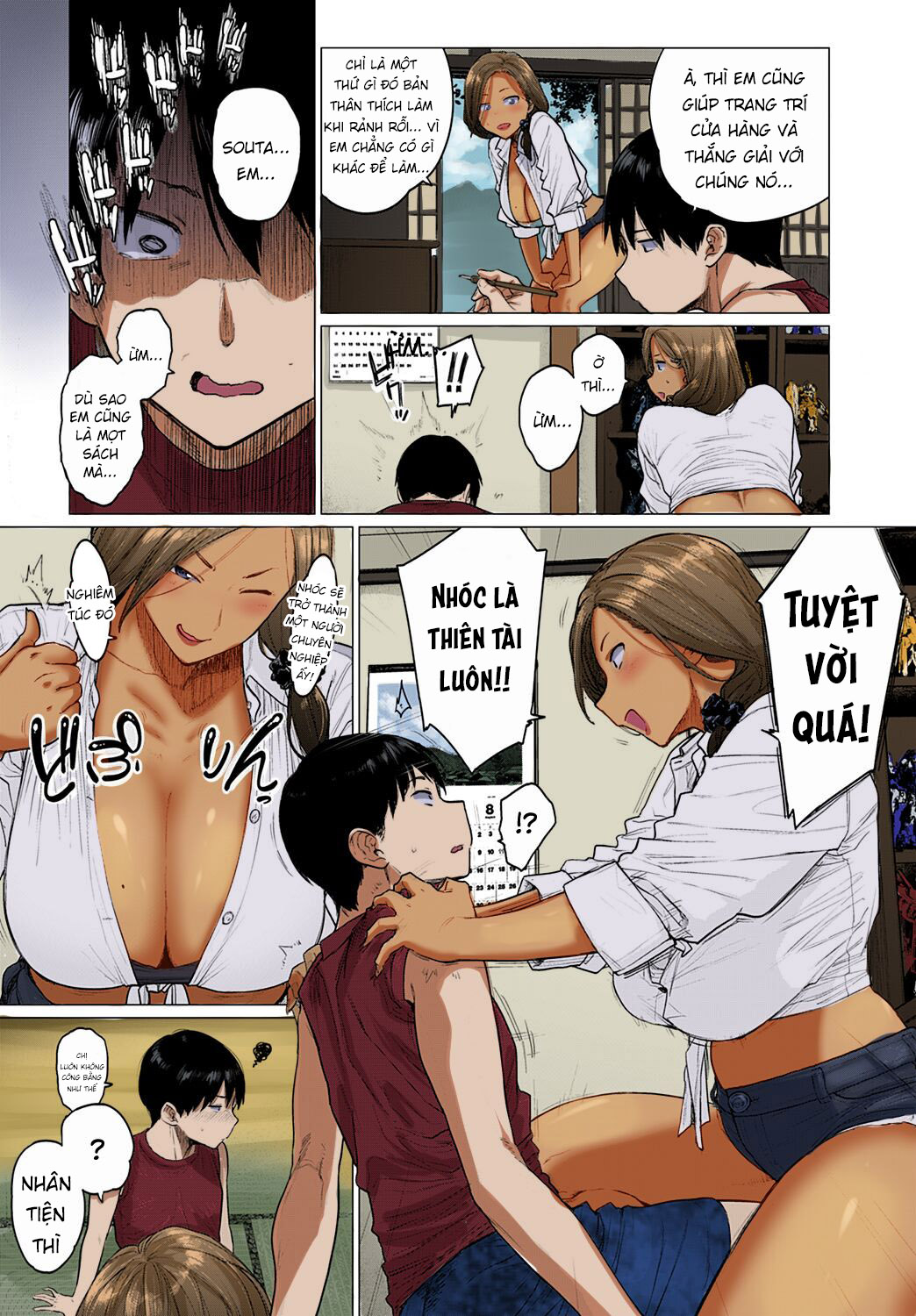 Đọc truyện hentai Người chị xa quê về chơi - Oneshot