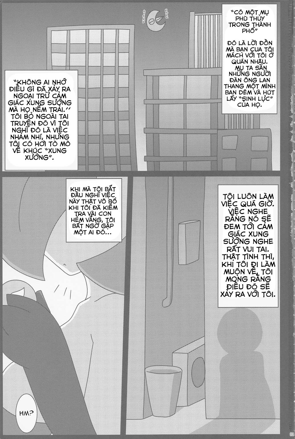 Đọc truyện hentai Phù thủy đêm trăng sáng - Oneshot