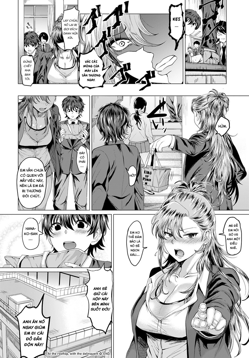 Đọc truyện hentai Boku to Furyou to Okujou de - Oneshot