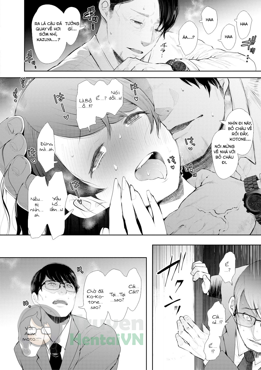 Đọc truyện hentai Netorareta Hitozuma [JP] - Chap 3