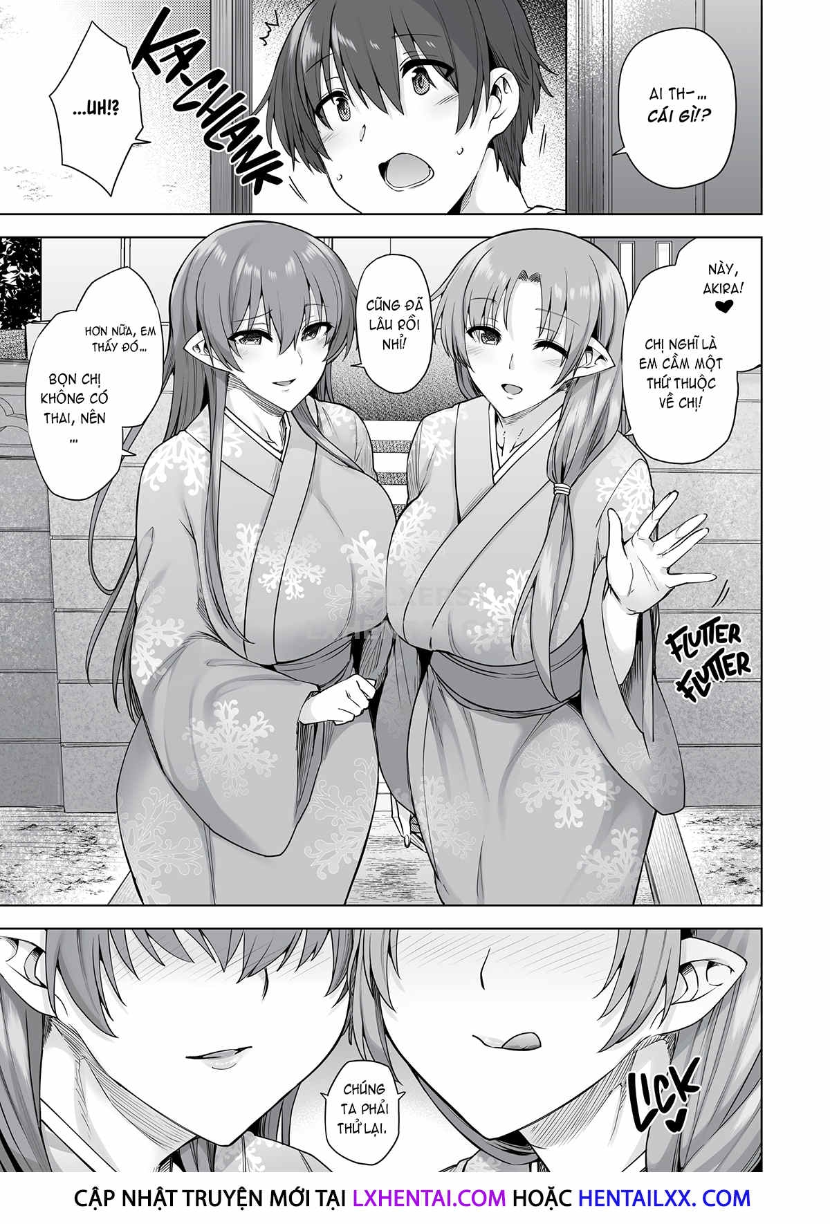 Đọc truyện hentai Spirited Away To The Snow Women's Harem - Oneshot