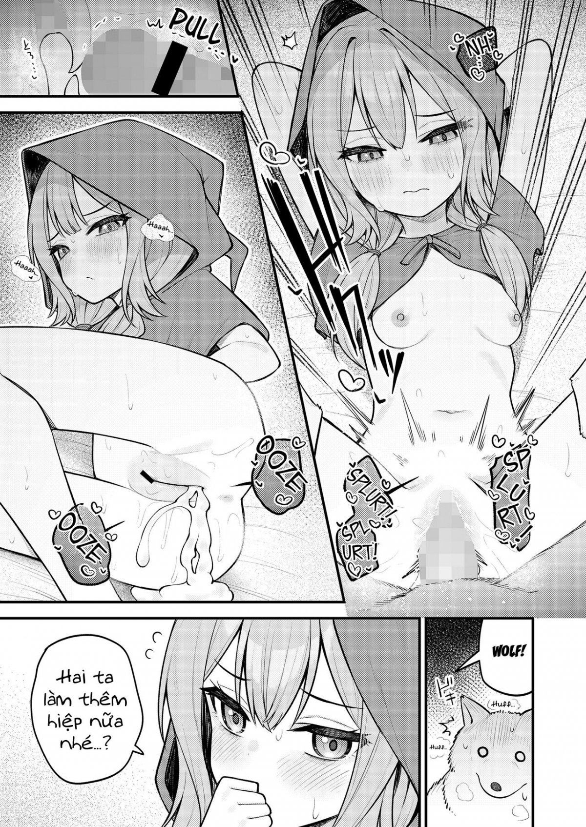 Đọc truyện hentai Cô bé quàng khăn đỏ và con sói bất tử - Bắt đầu