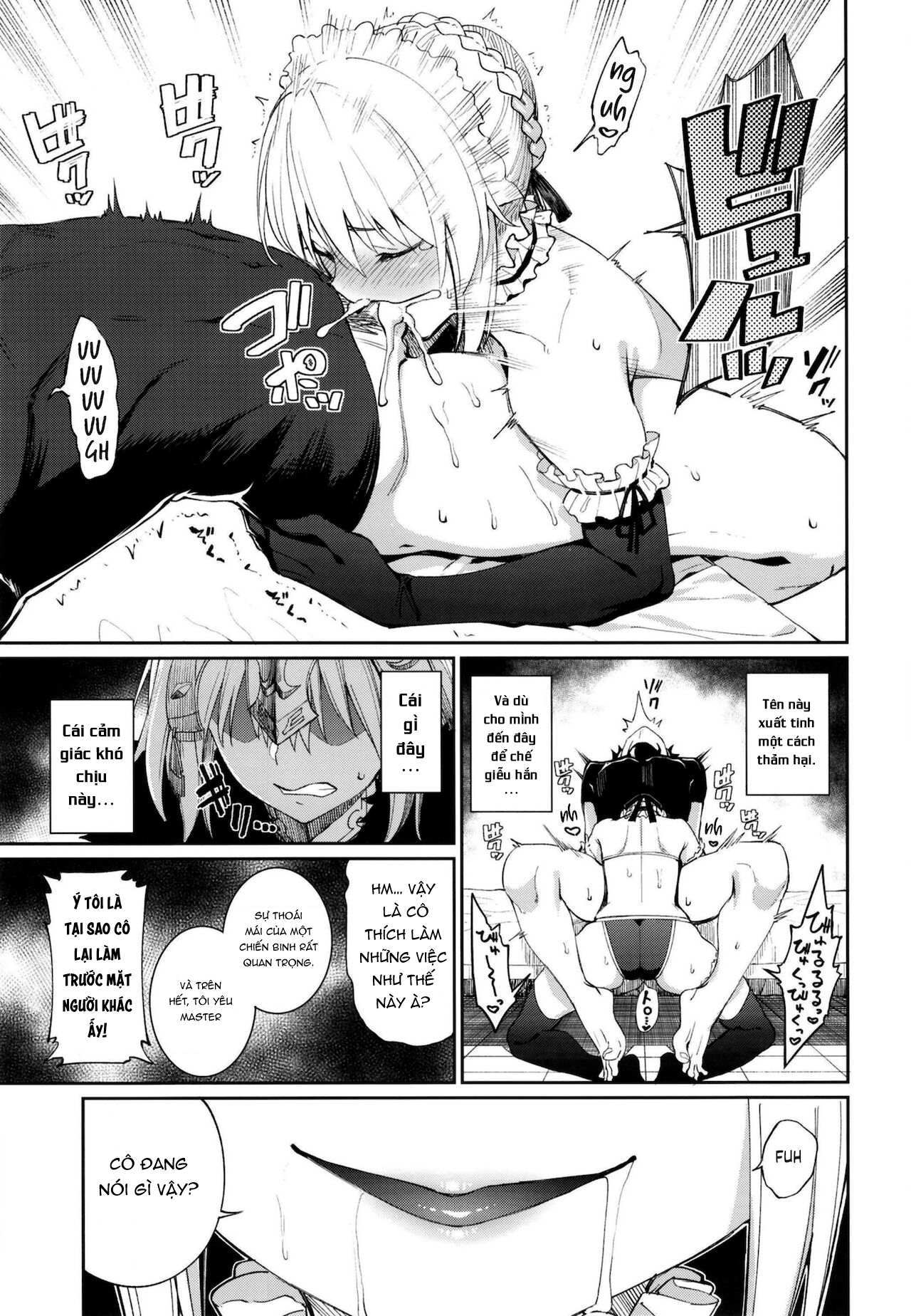 Đọc truyện hentai [Coffee Maker (Asamine Tel)] Master Senzoku Housi Club (Fate/Grand Order) - Oneshot
