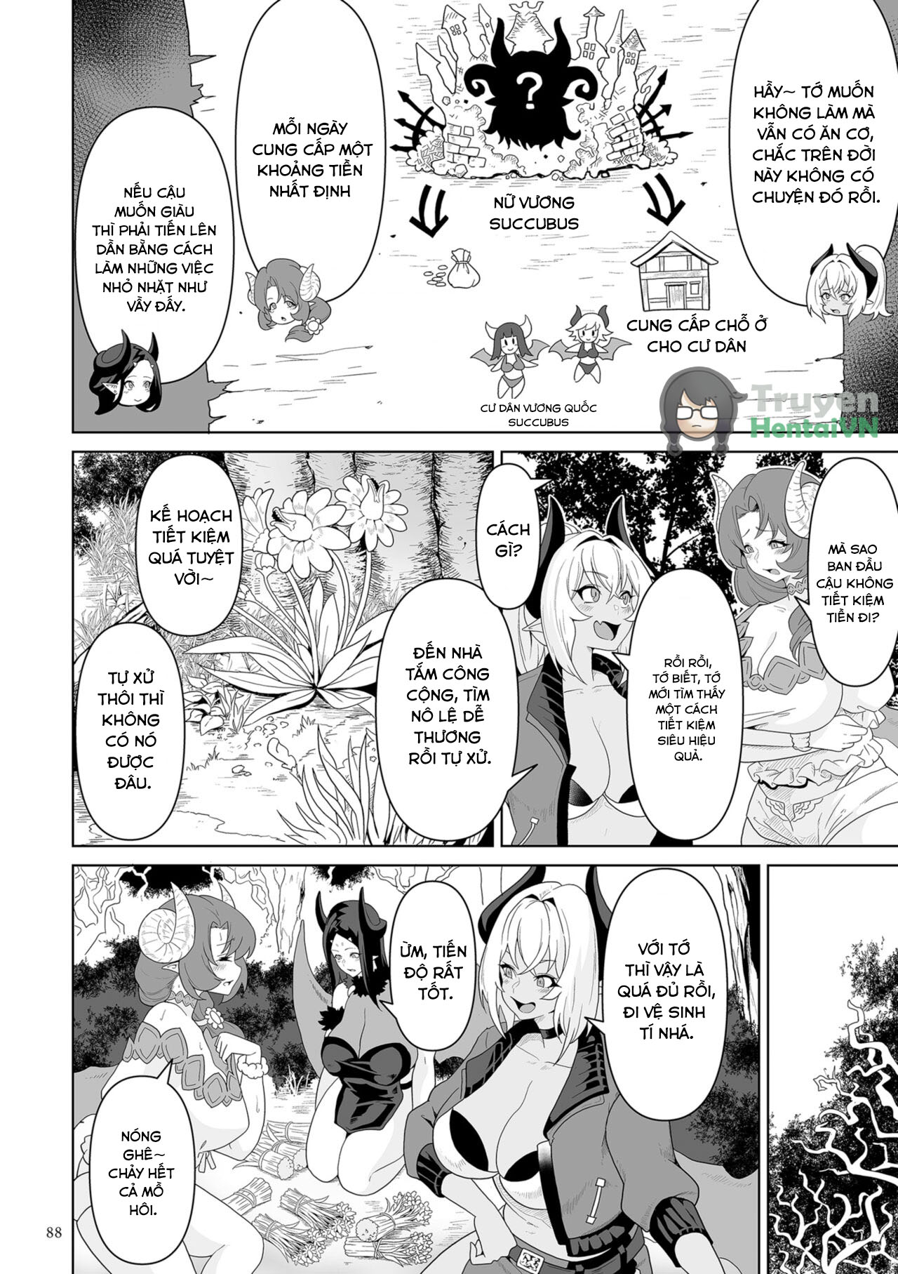 Đọc truyện hentai Vương quốc Succubus thèm bú - Chap 4