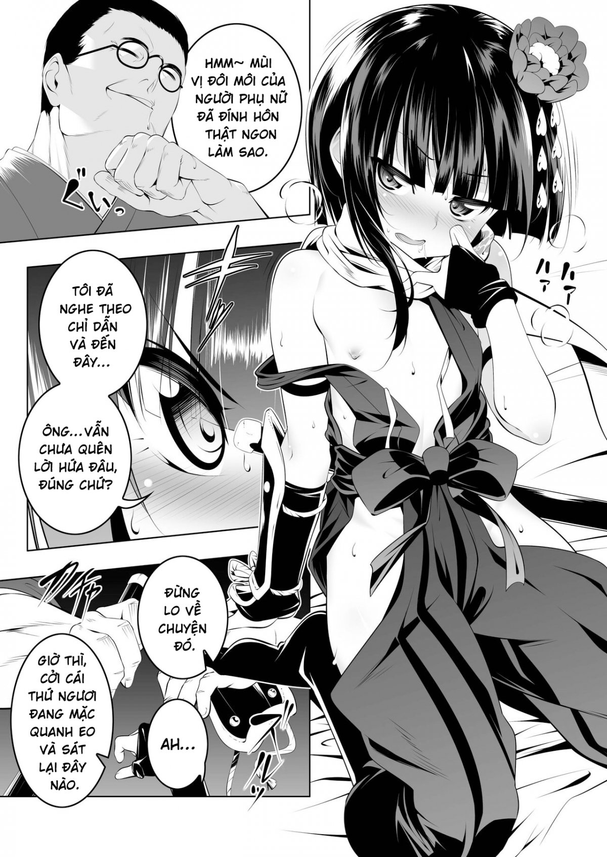 Đọc truyện hentai Koushoku no Chuugi Kunoichi Botan - Oneshot