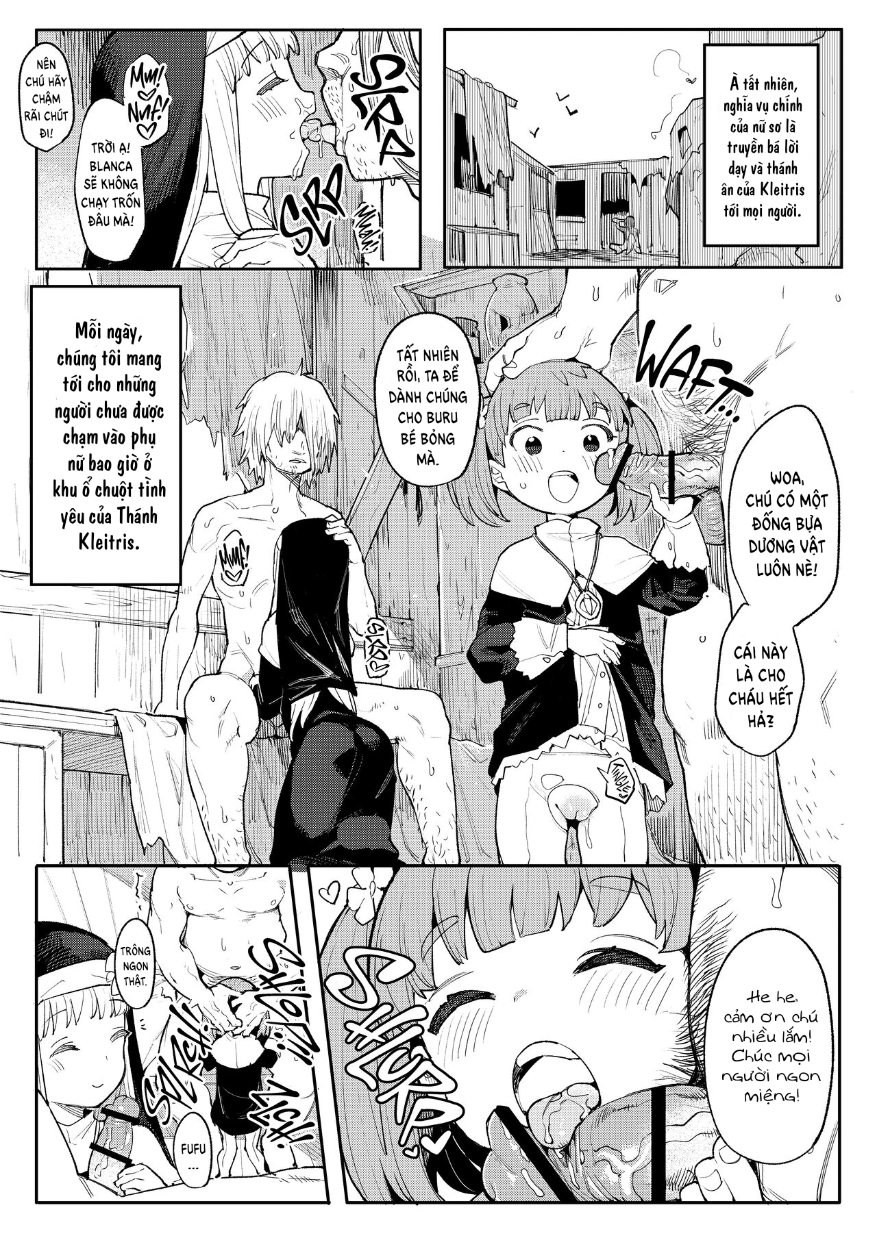 Đọc truyện hentai Nhà vệ sinh Saint Blanca - Oneshot