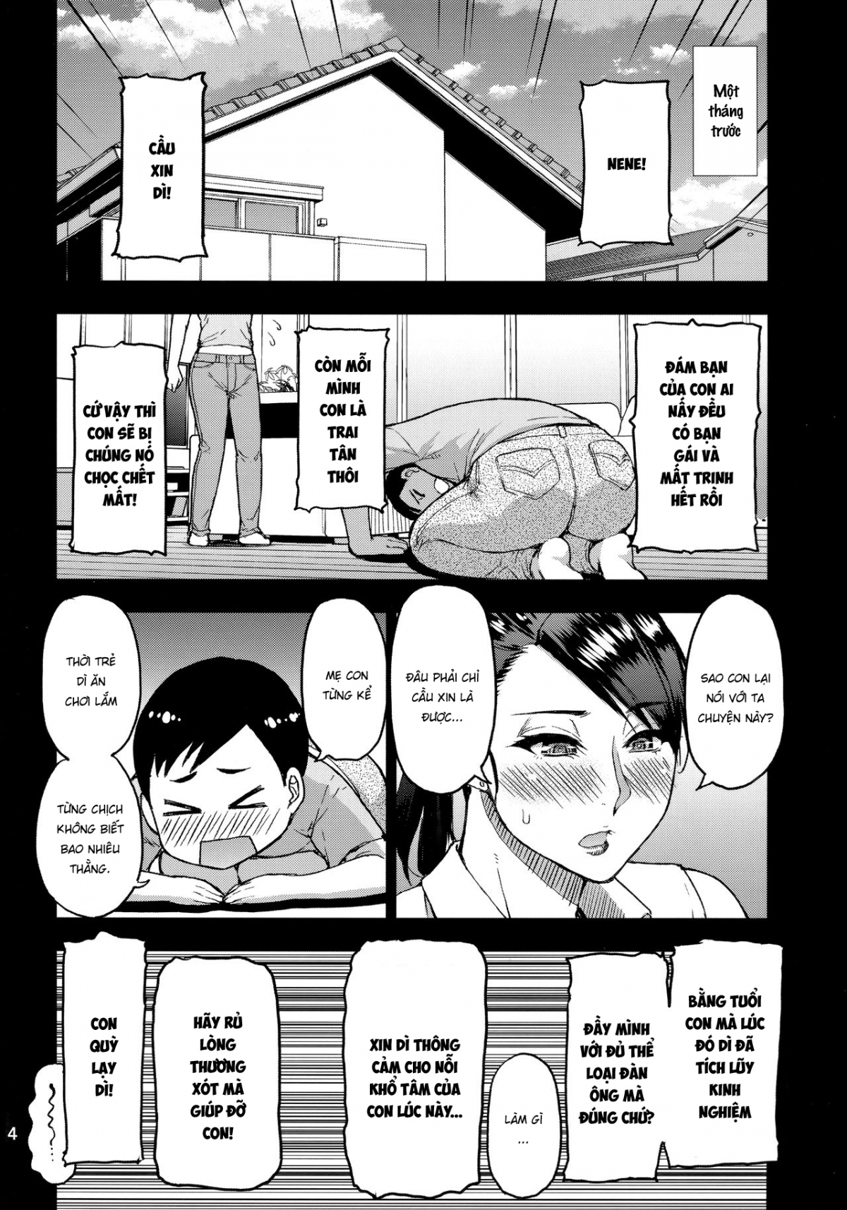 Đọc truyện hentai Tôi cầu xin người dì từng là dân chơi, nay đã kết hôn, làm tình với tôi - Oneshot