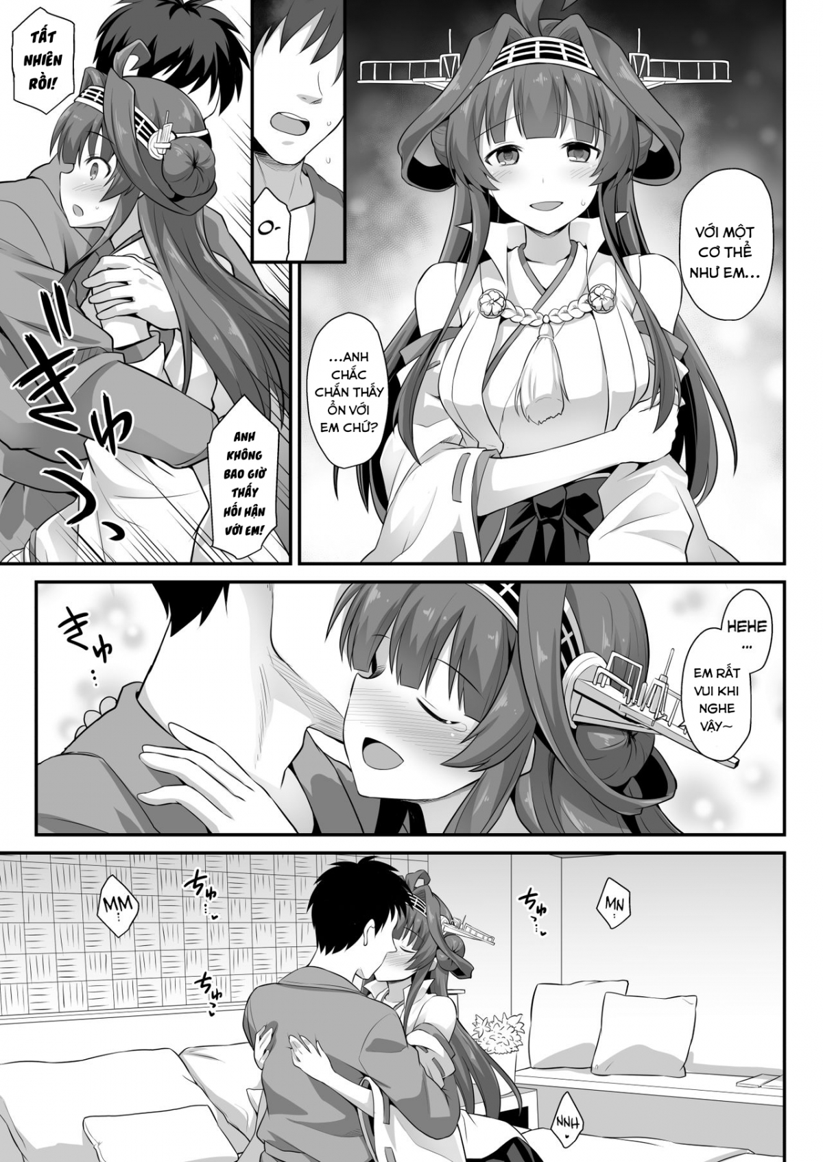 Đọc truyện hentai Kongou-chan to Love Love Shinkon Play (Kantai Collection -KanColle-) - Oneshot